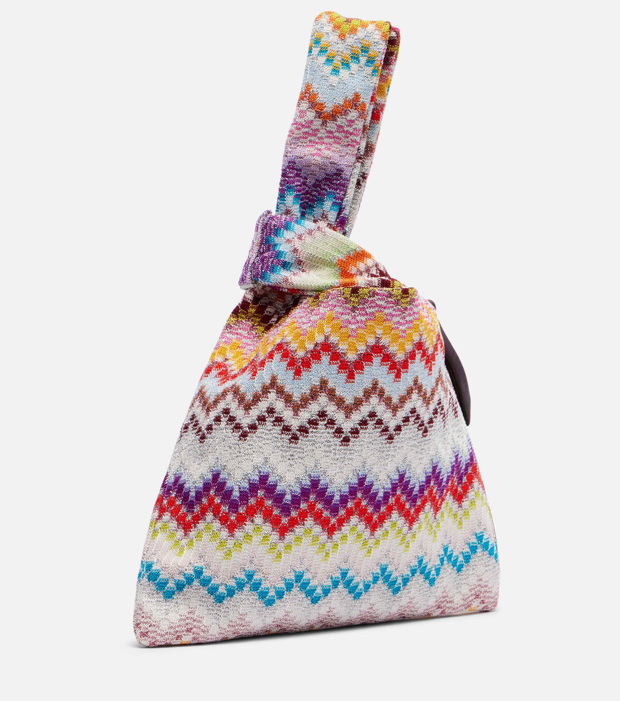 Missoni Zigzag Small jacquard top-handle bag