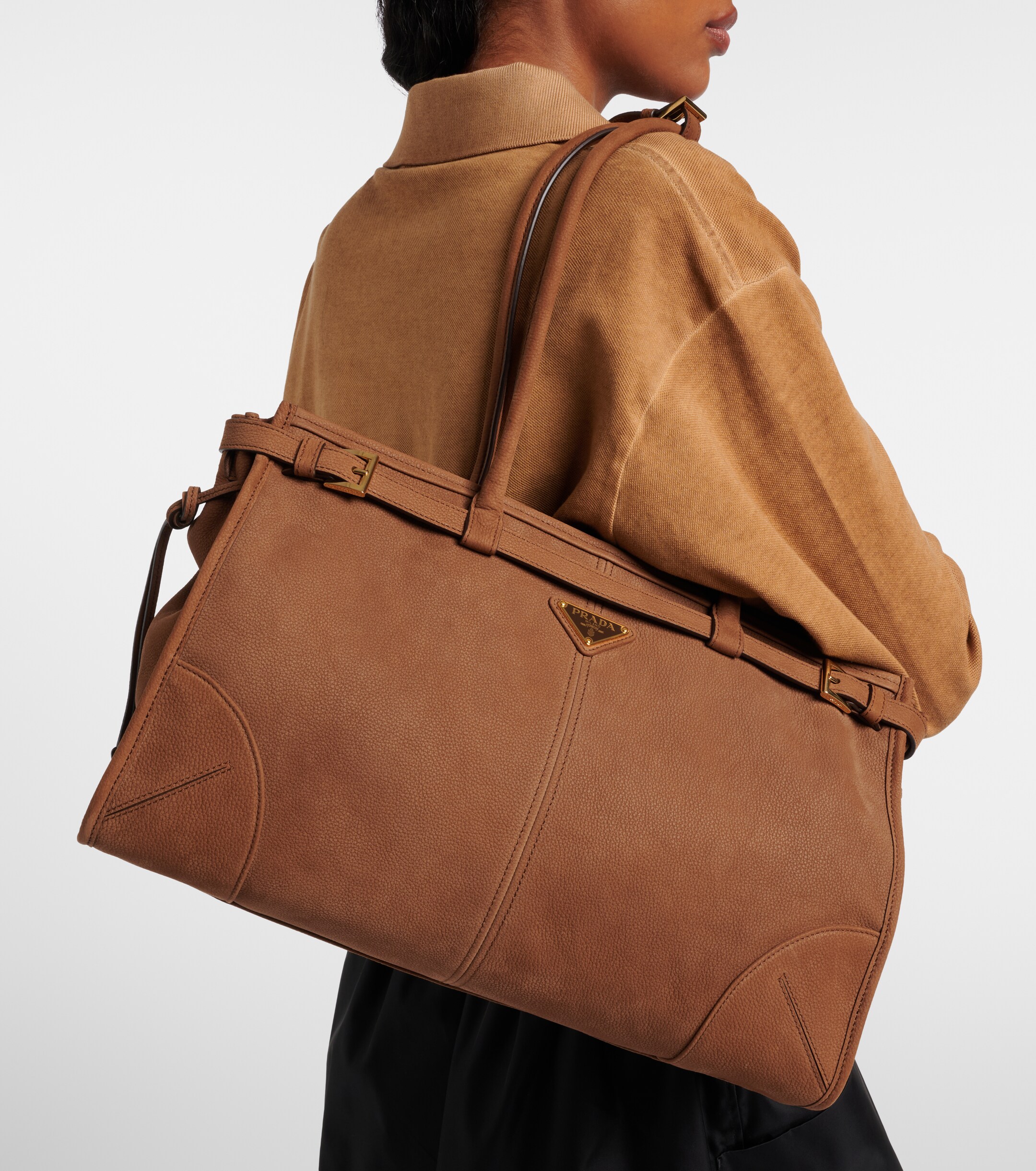 Prada Prada Bonnie Large leather shoulder bag