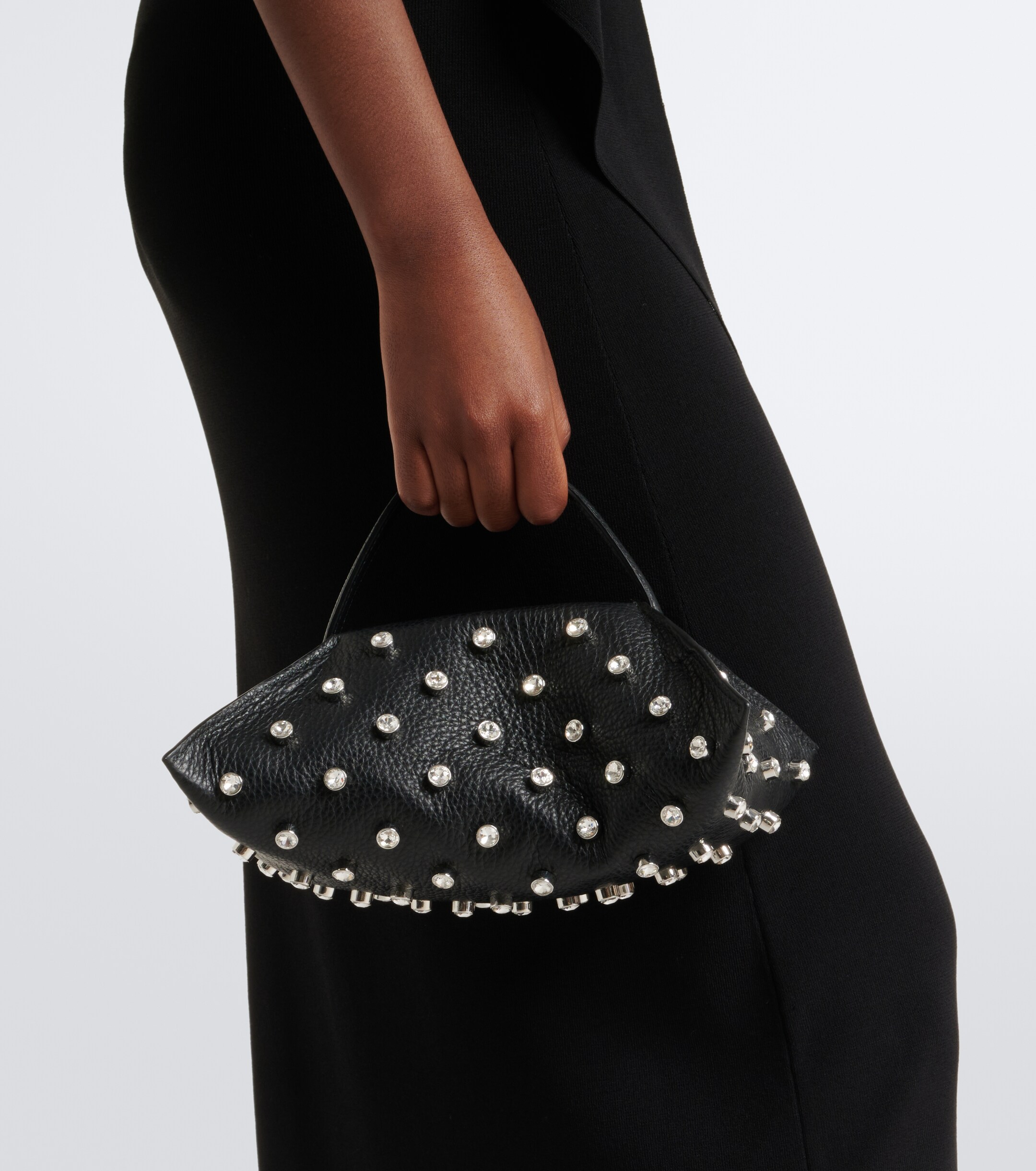 Altuzarra Origami Mini embellished leather top-handle bag
