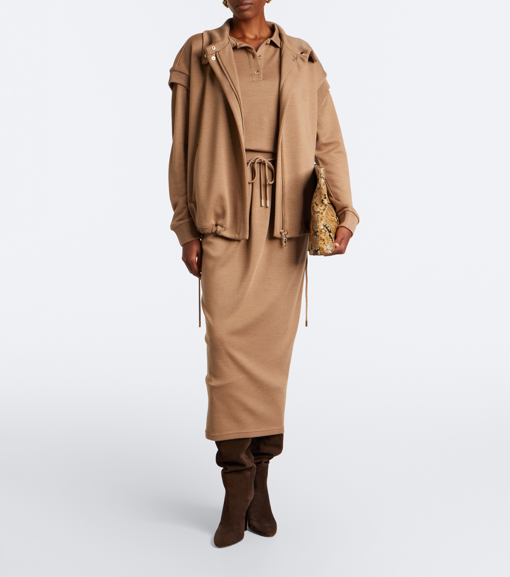 Max Mara Max Mara Virgin wool midi skirt