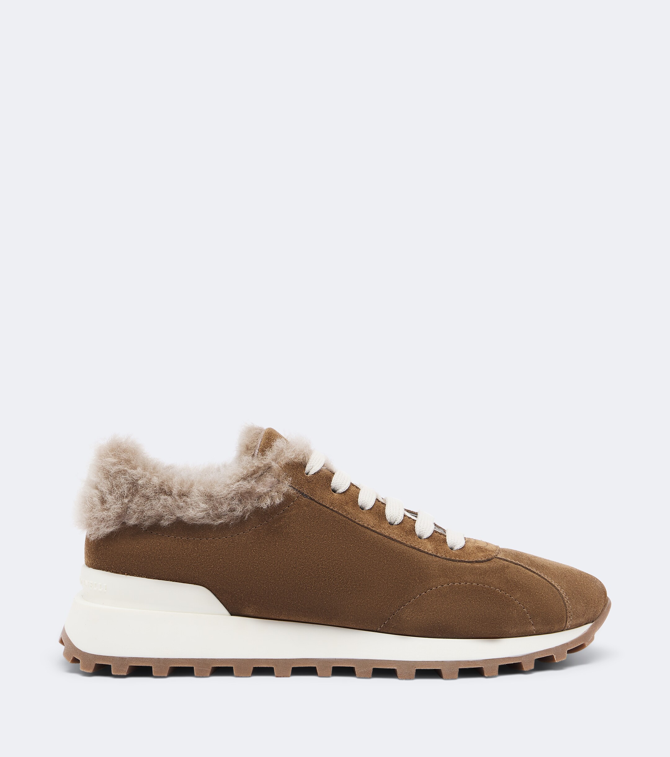 Brunello Cucinelli Brunello Cucinelli Monili shearling-lined suede sneakers