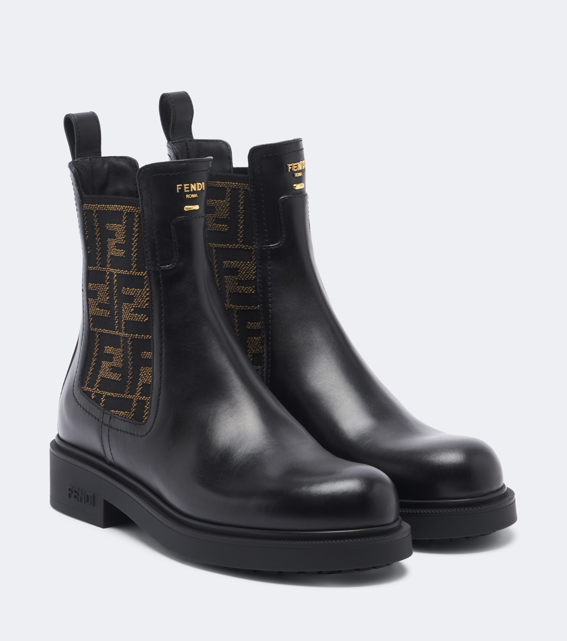Fendi Fendi Fendi Commando leather Chelsea boots