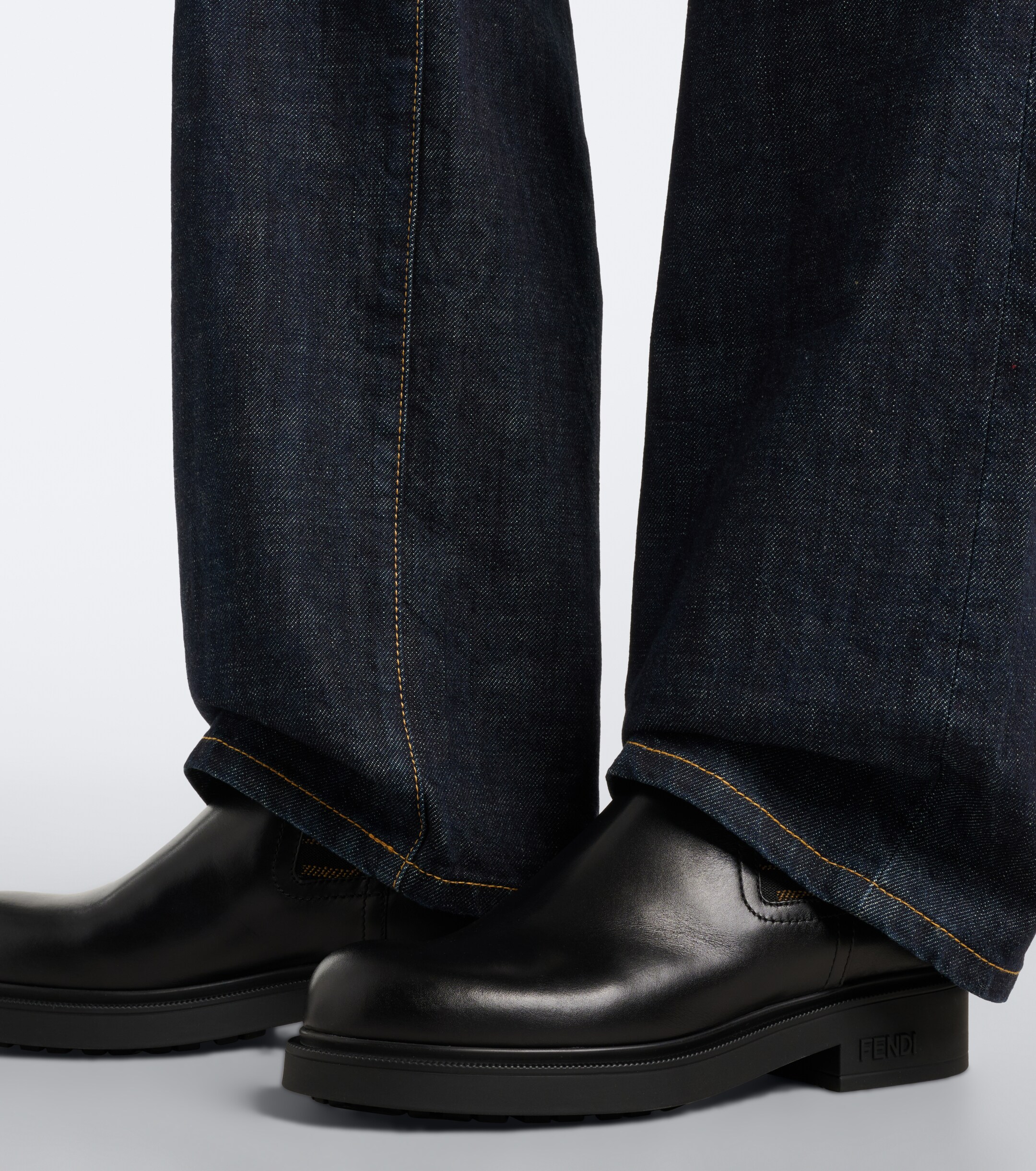 Fendi Fendi Fendi Commando leather Chelsea boots