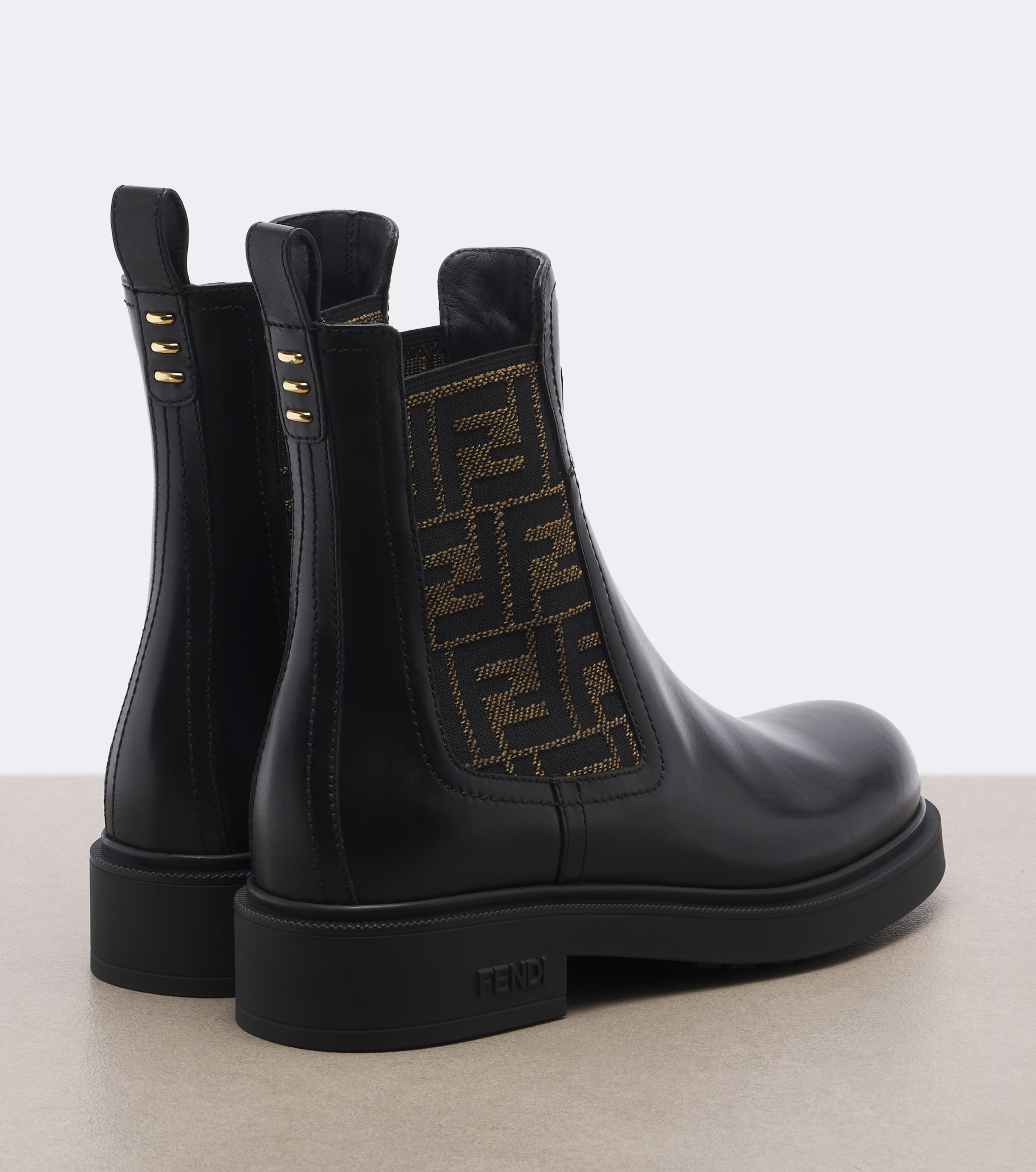 Fendi Fendi Fendi Commando leather Chelsea boots