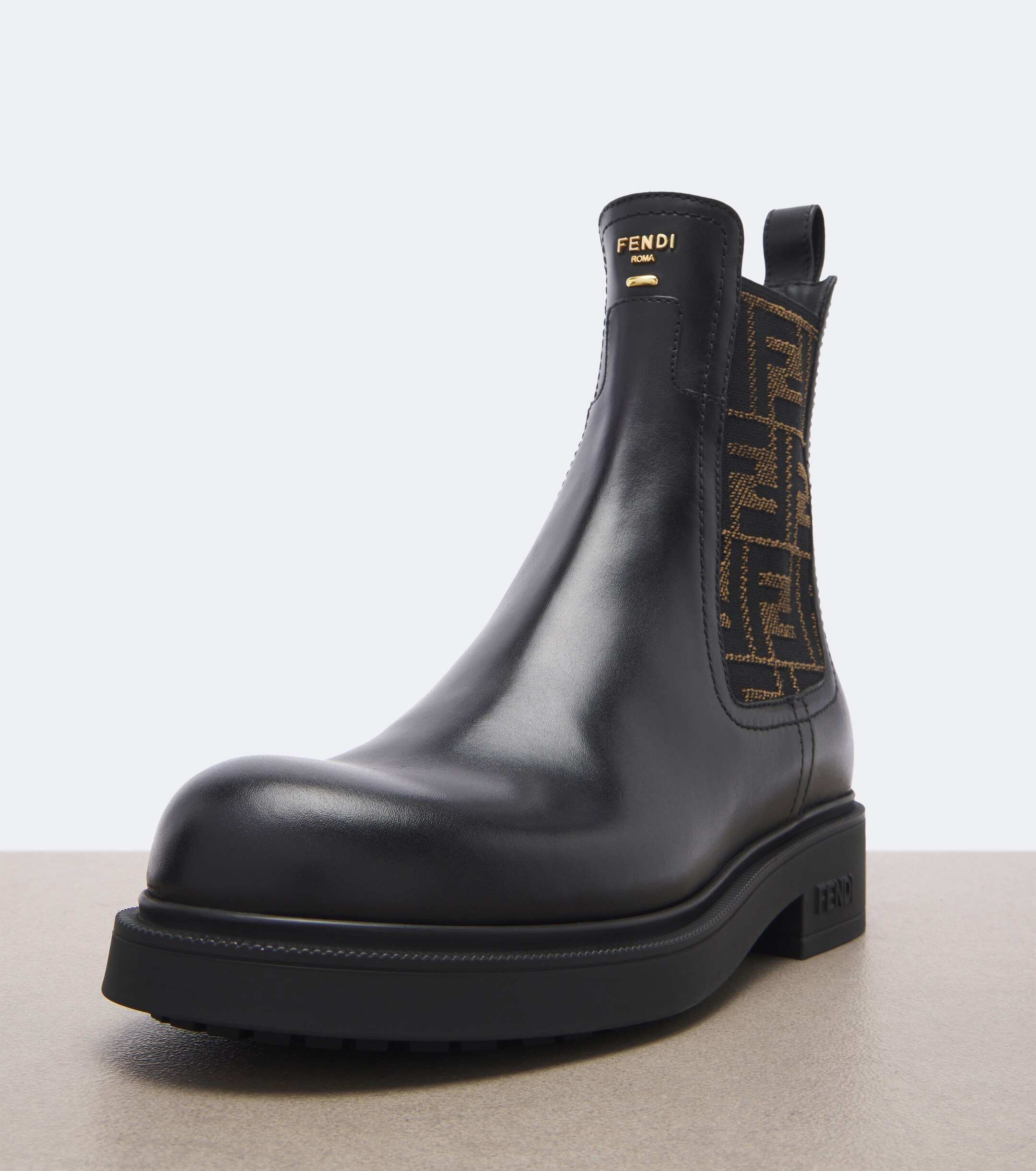 Fendi Fendi Fendi Commando leather Chelsea boots