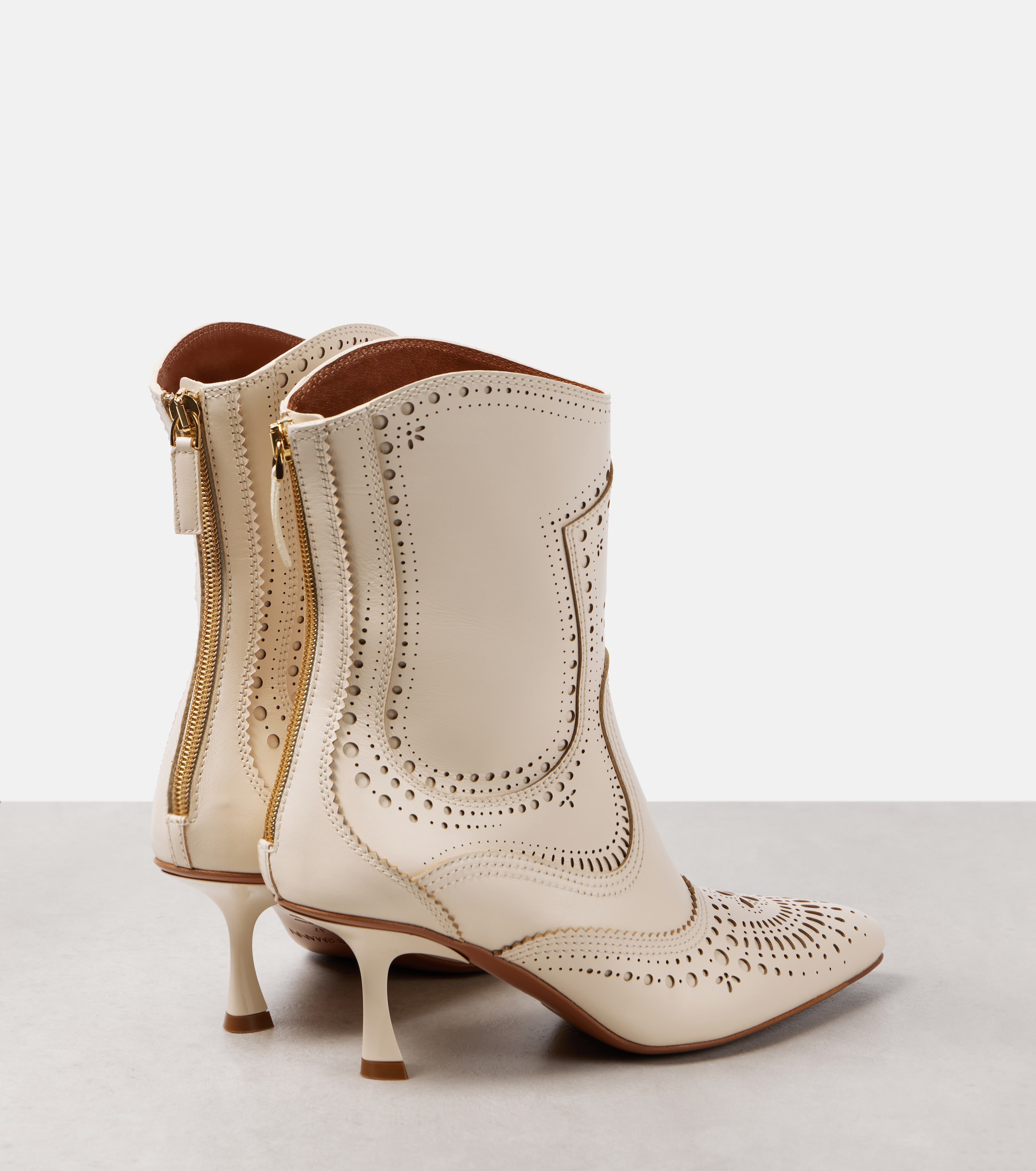 Zimmermann - Eliot 65 leather ankle boots | Plush