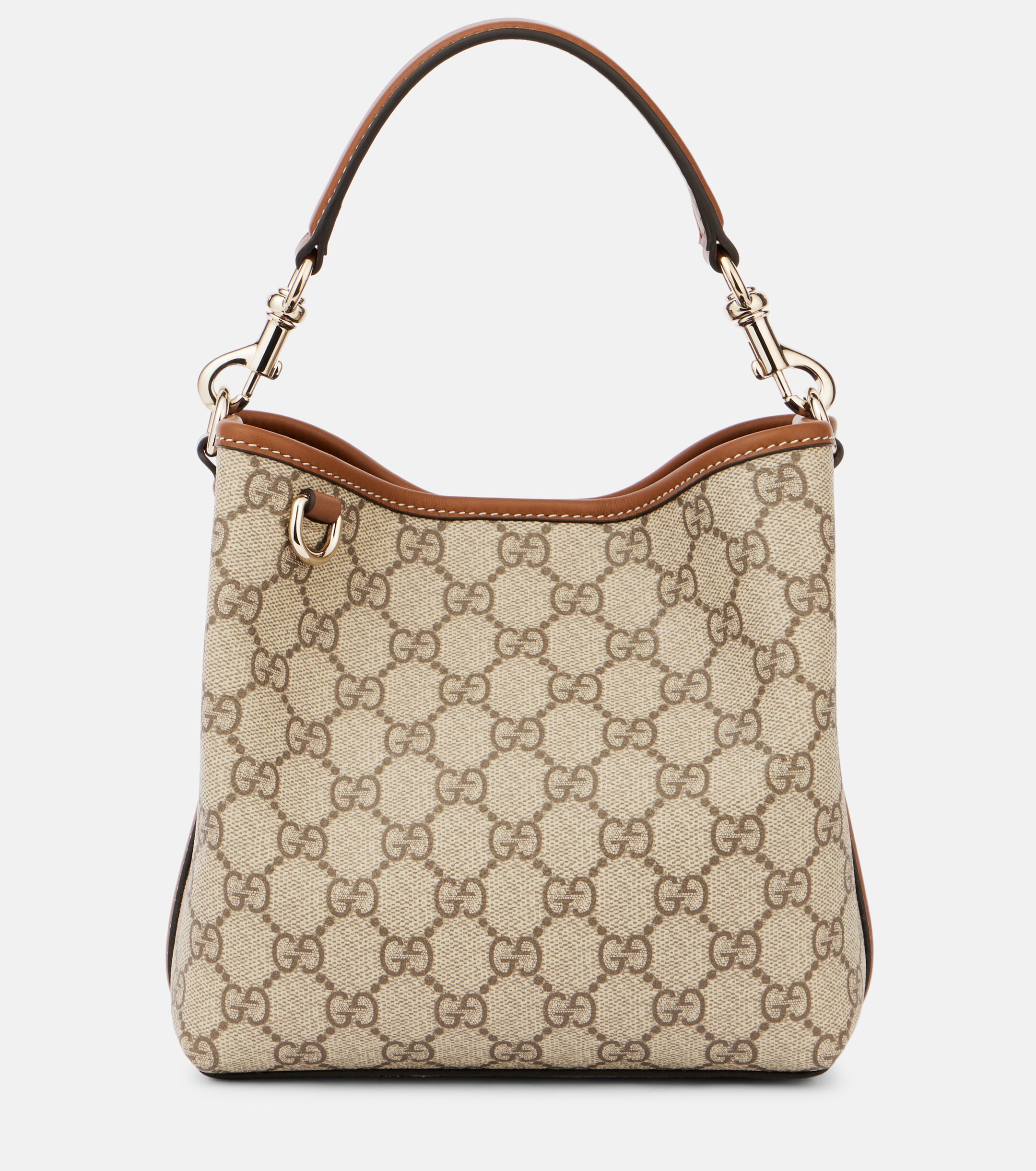 Gucci GG Emblem Small canvas bucket bag