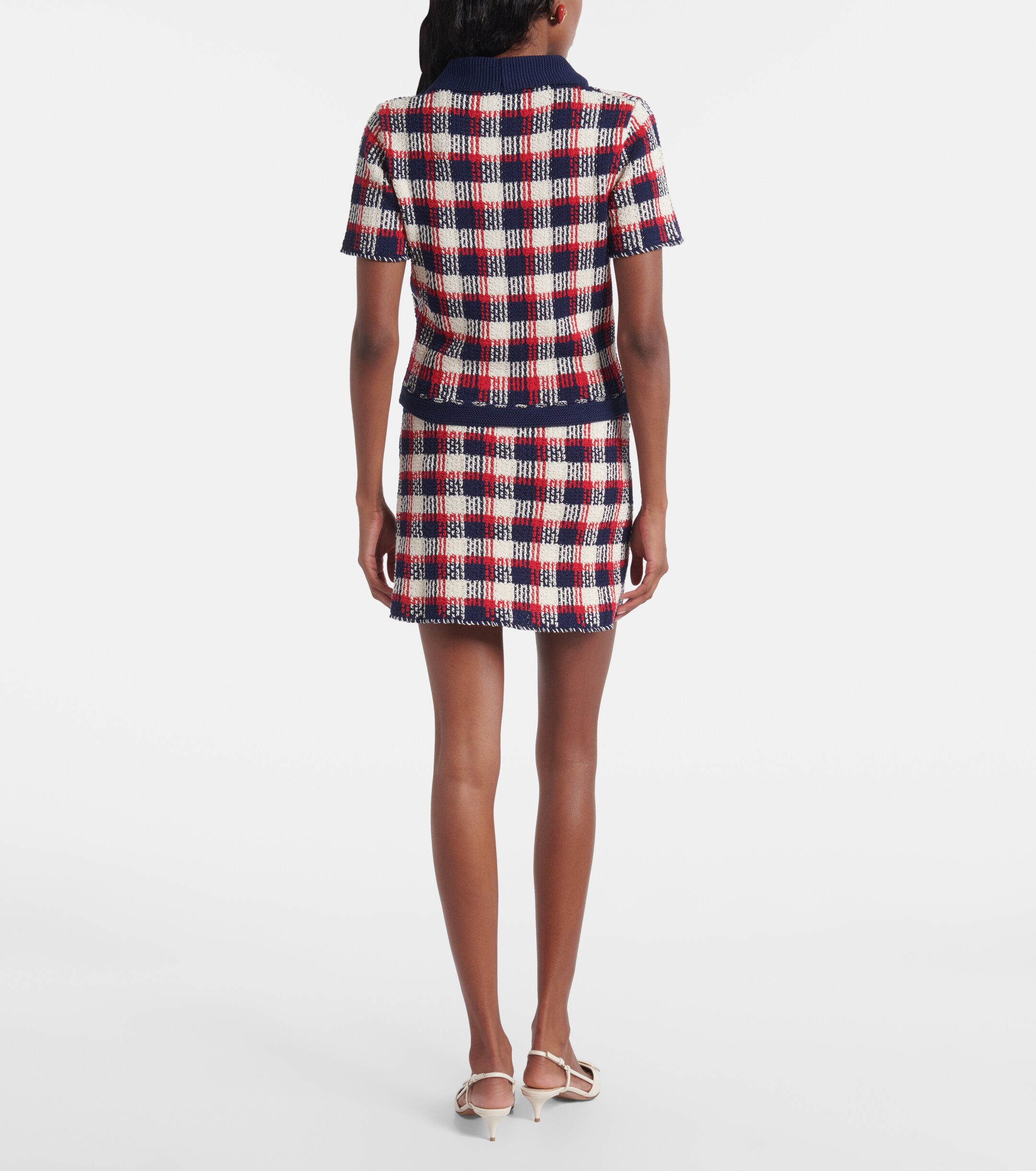 Valentino Garavani Valentino Garavani Checked cotton cardigan