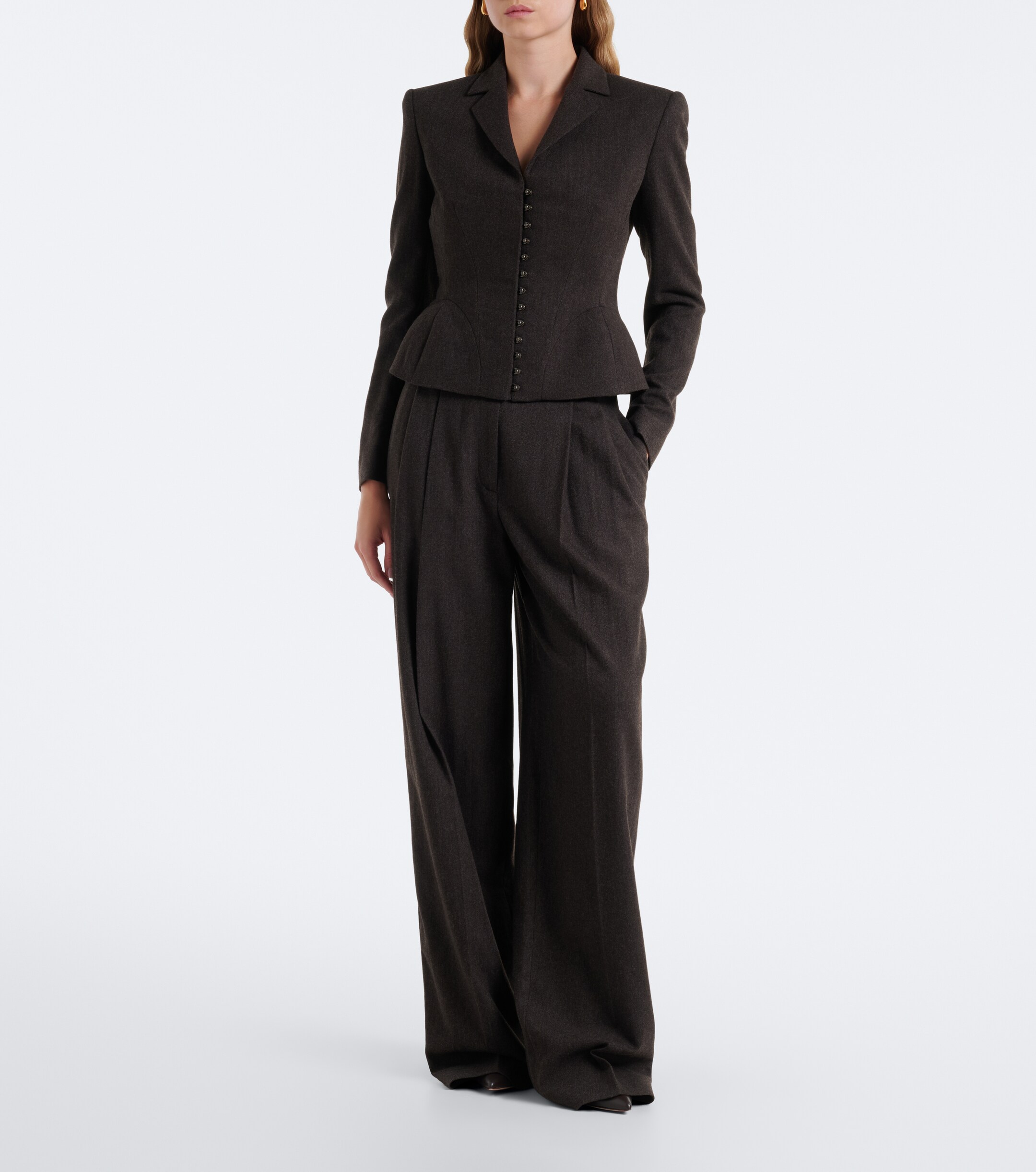 Ralph Lauren Collection Ralph Lauren Collection Clarice wool wide-leg pants