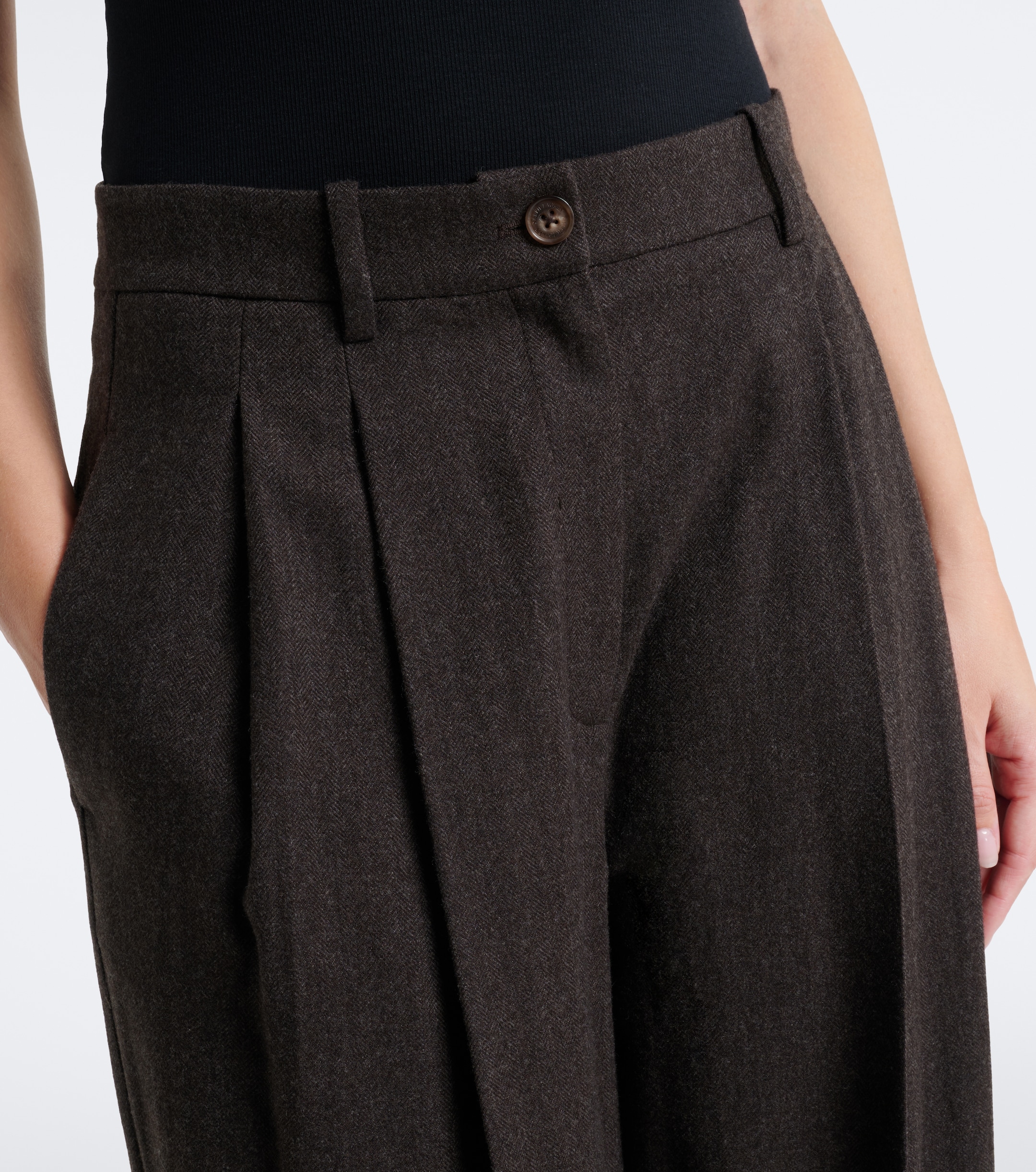 Ralph Lauren Collection Ralph Lauren Collection Clarice wool wide-leg pants
