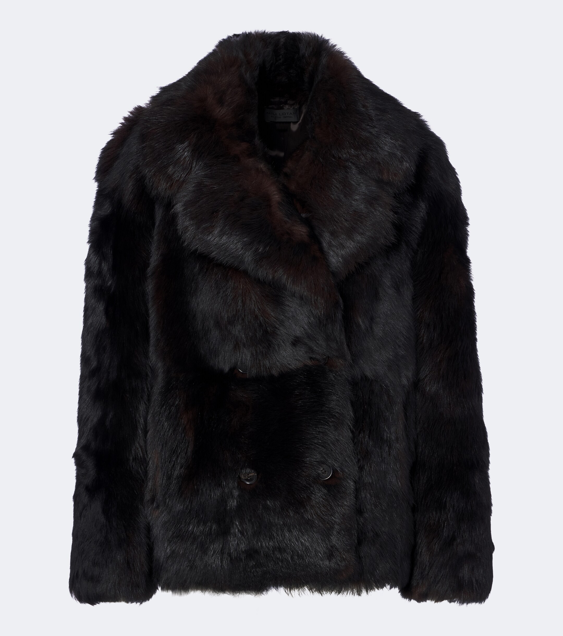 Nili Lotan Nili Lotan Cleophee double-breasted shearling jacket