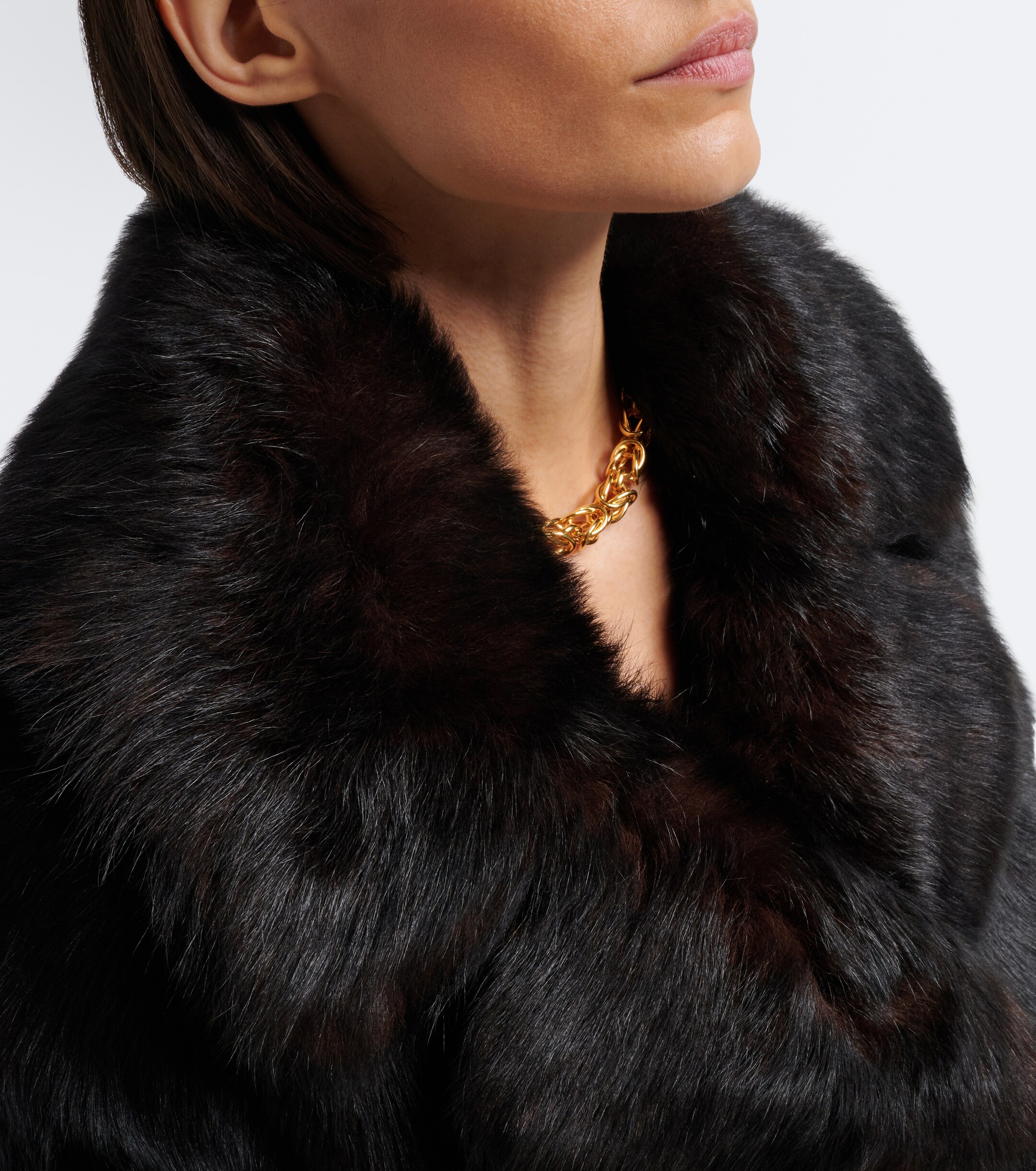 Nili Lotan Nili Lotan Cleophee double-breasted shearling jacket