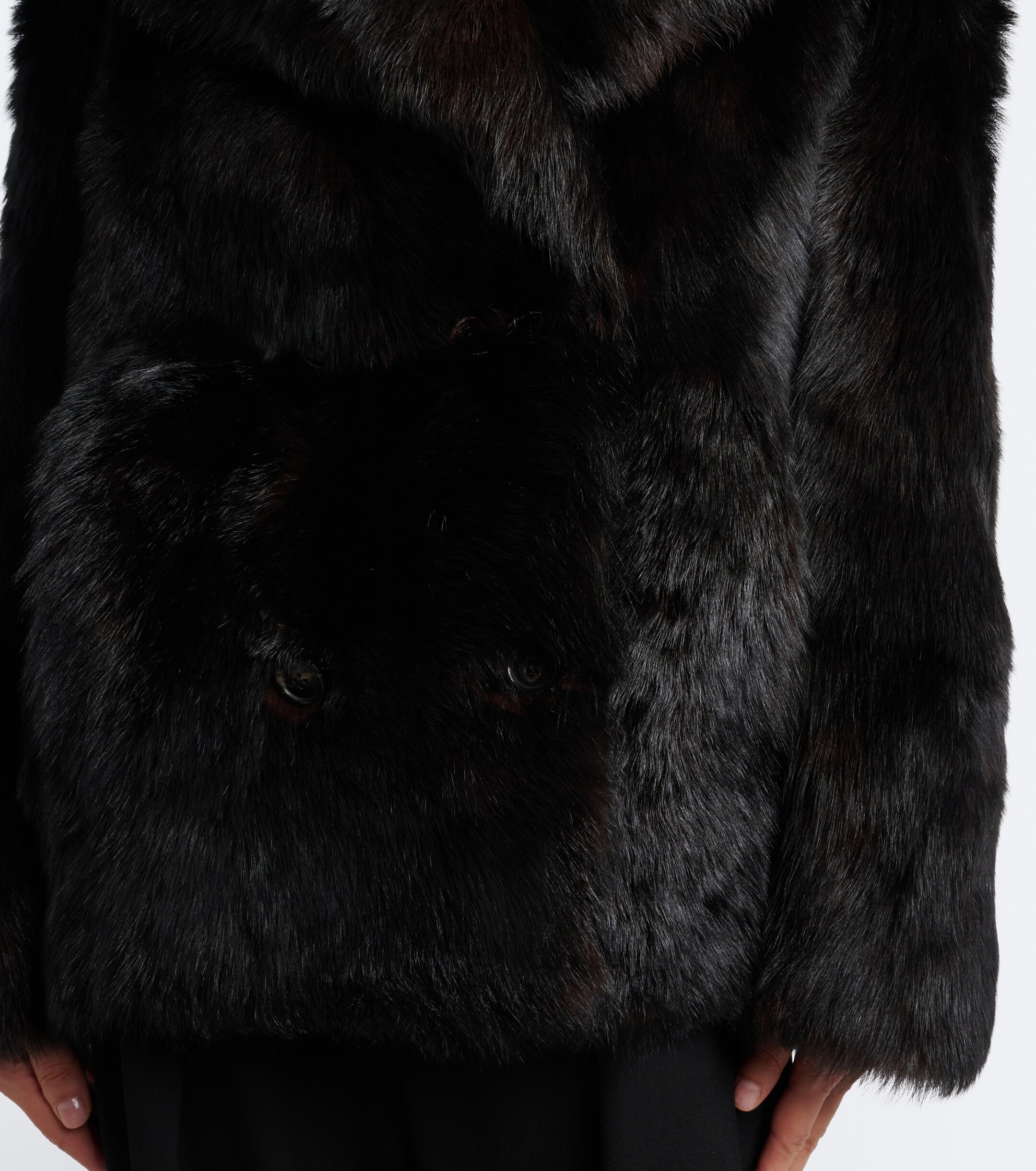 Nili Lotan Nili Lotan Cleophee double-breasted shearling jacket