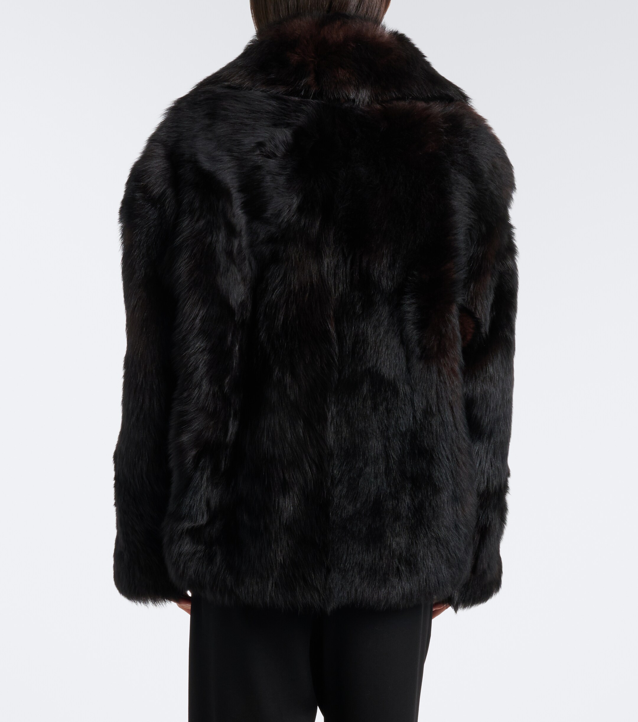 Nili Lotan Nili Lotan Cleophee double-breasted shearling jacket