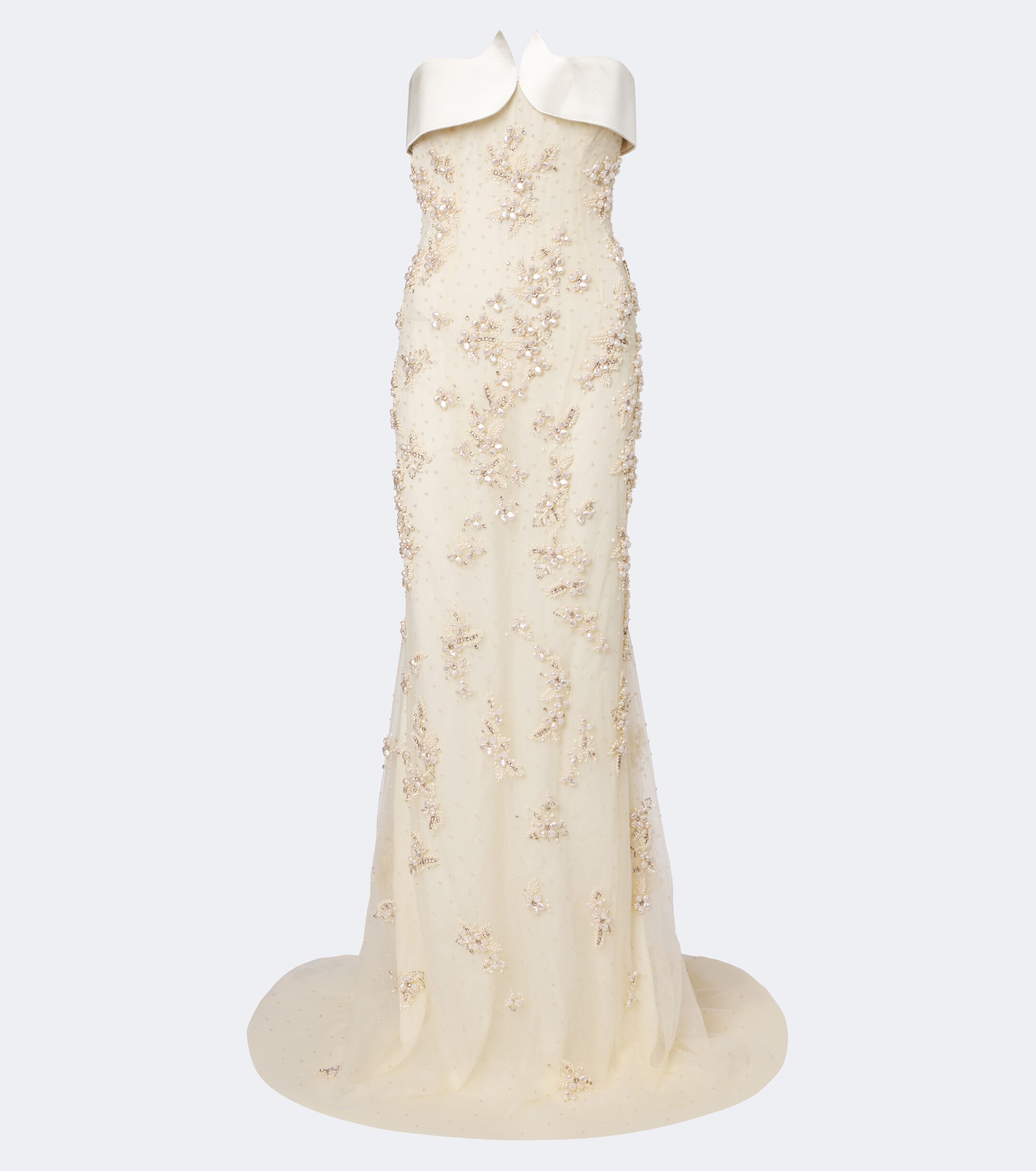 GEORGES HOBEIKA Georges Hobeika Embellished tulle bustier gown