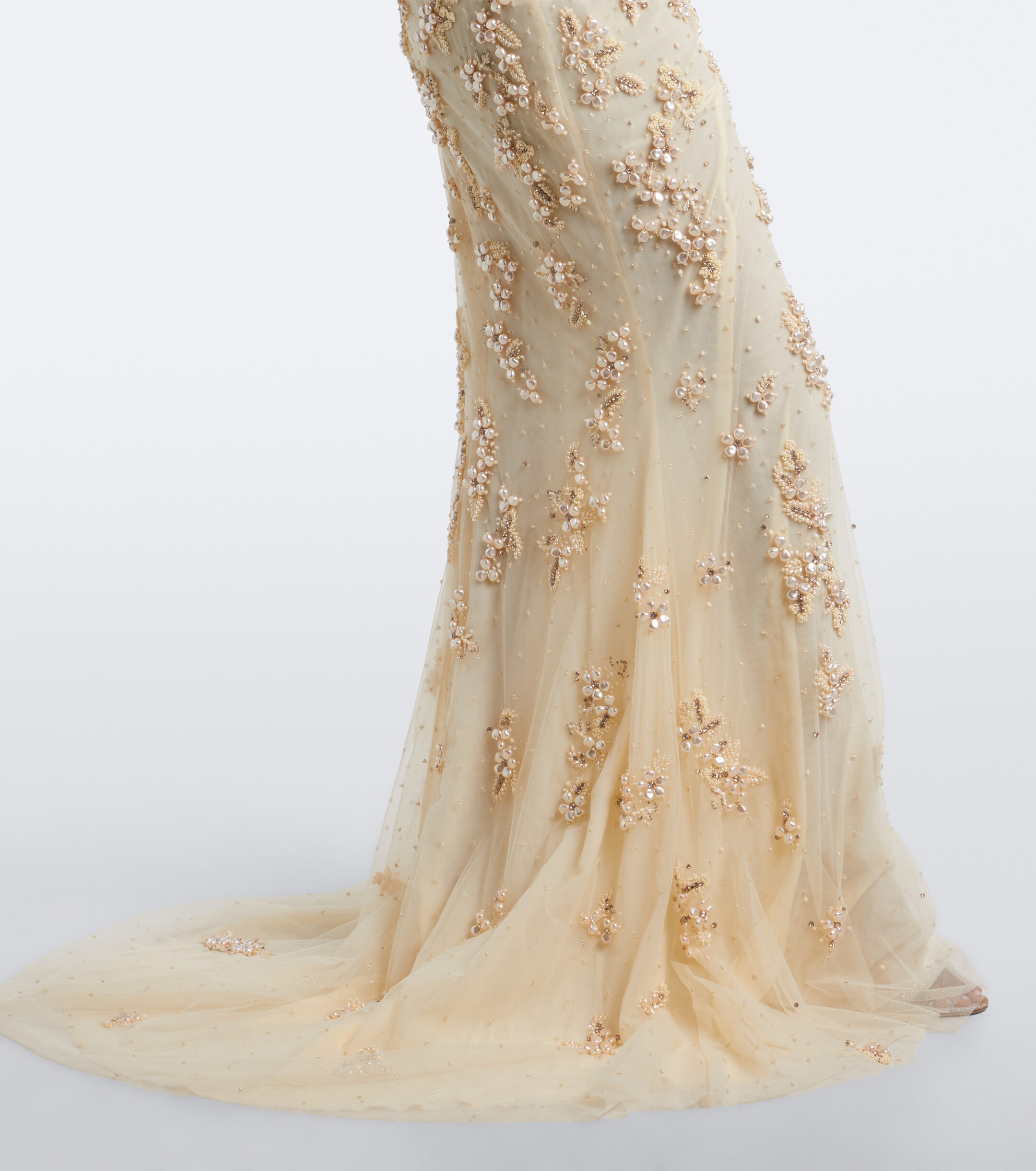 GEORGES HOBEIKA Georges Hobeika Embellished tulle bustier gown