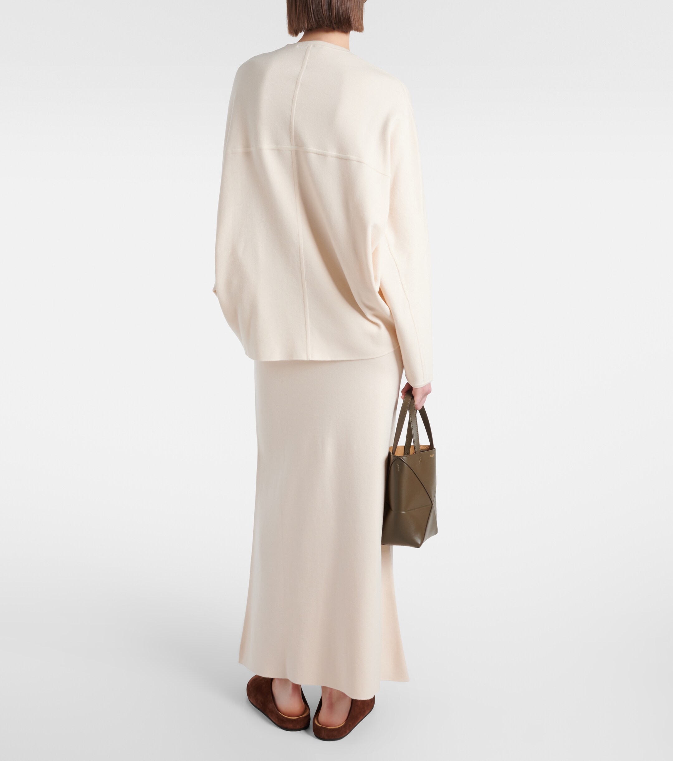 Fforme Oversized wool and cotton sweater