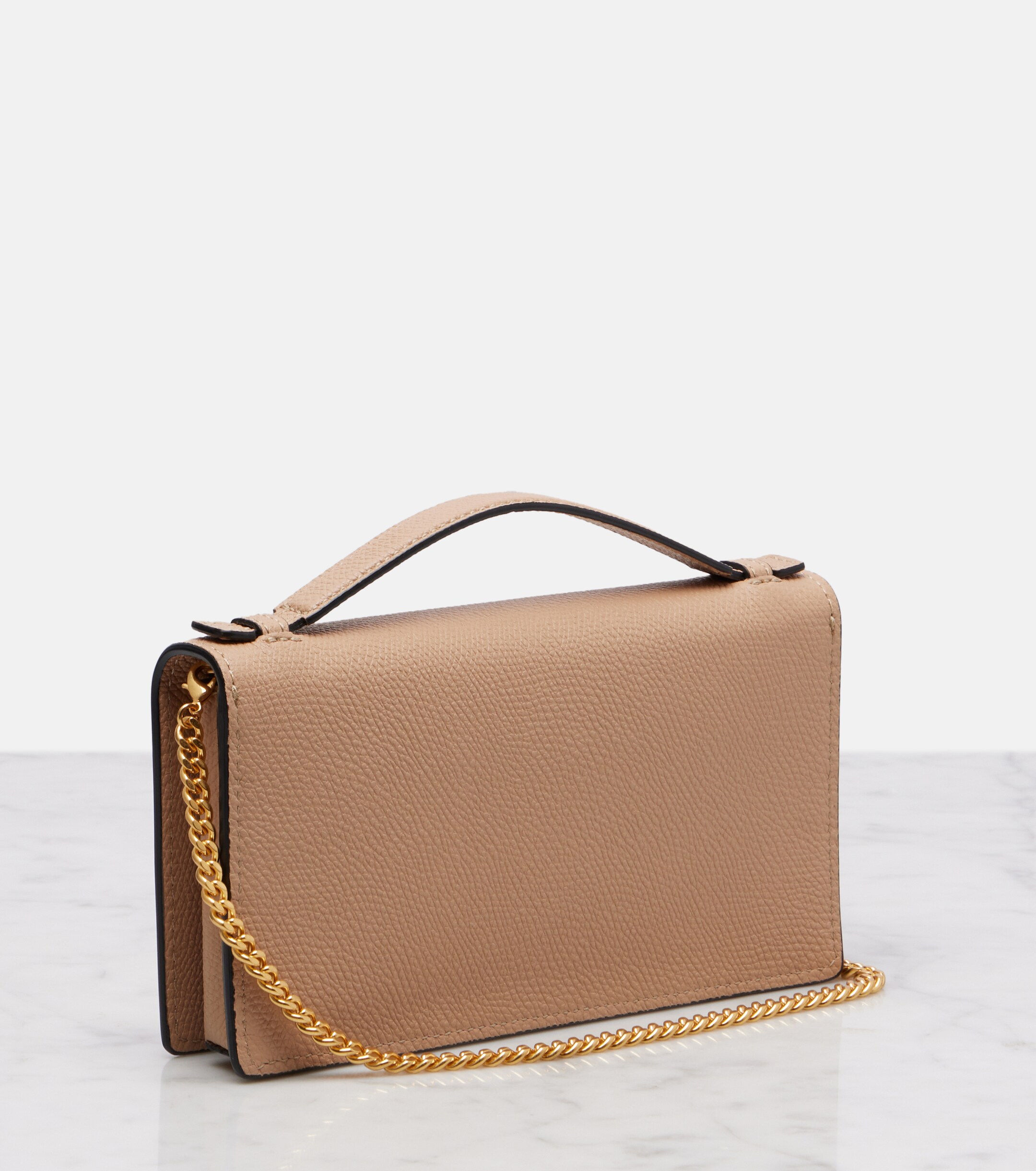 Valentino Garavani VLogo leather wallet on chain thumbnail