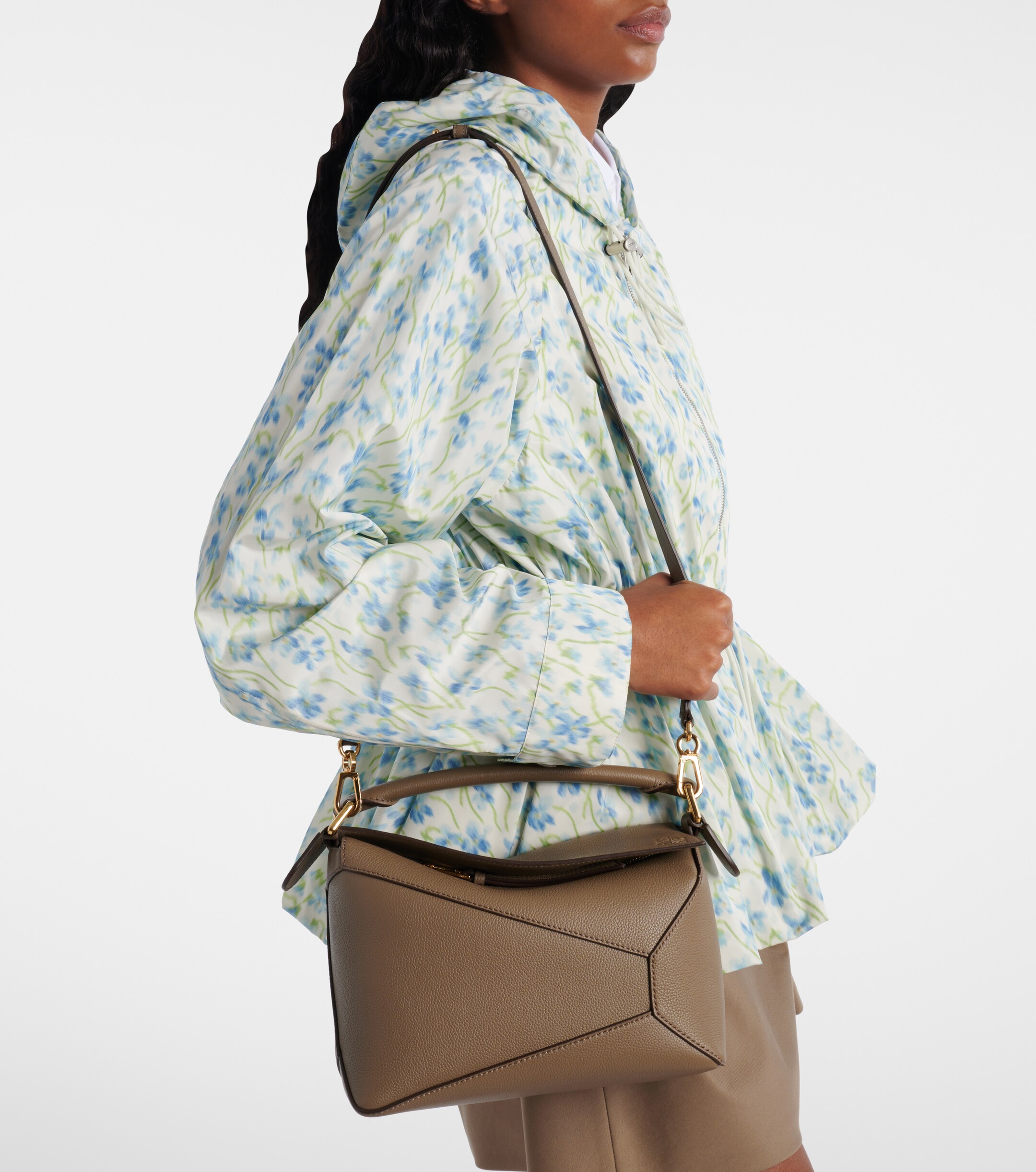 Loewe Puzzle Edge Small leather top-handle bag