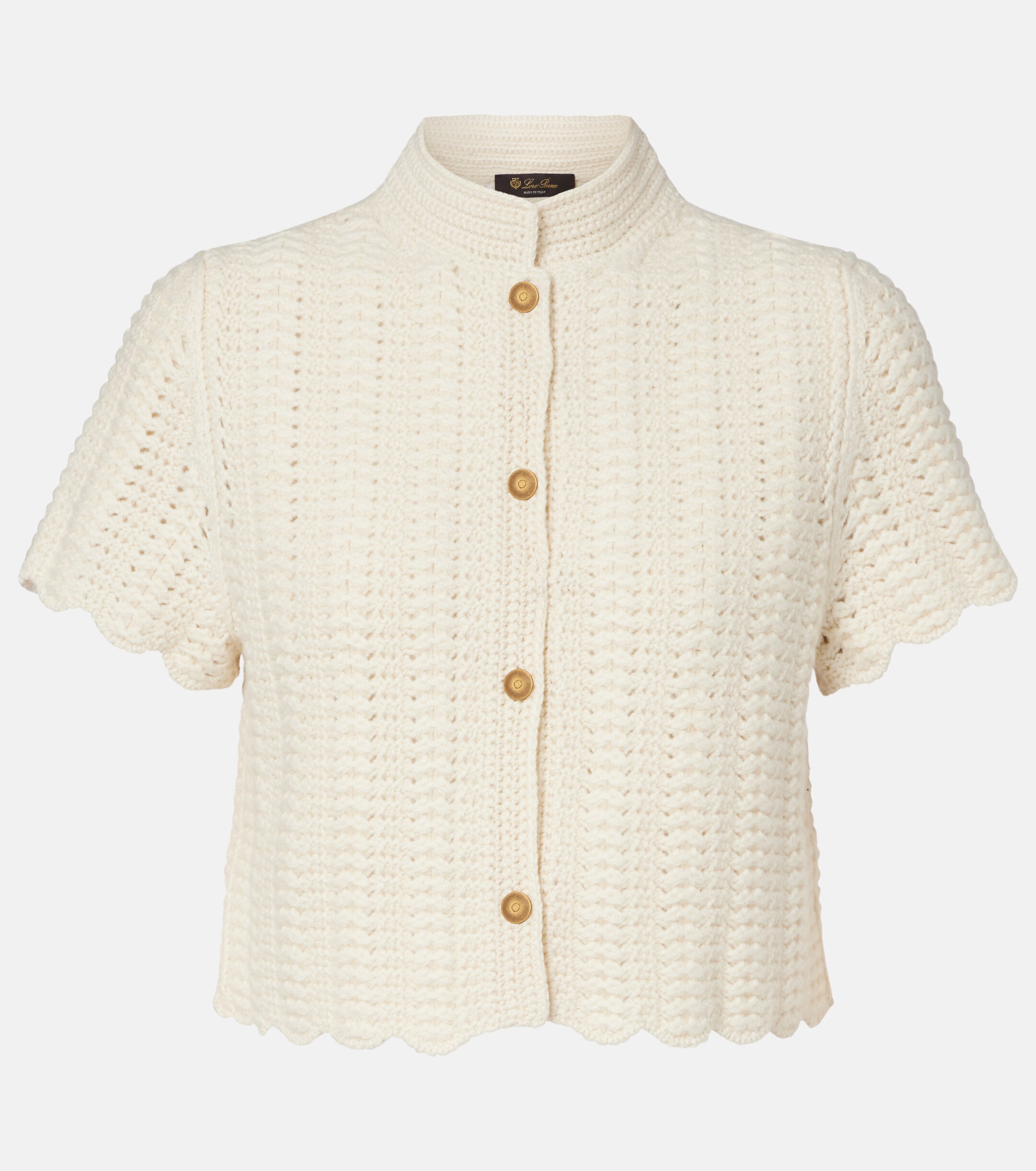 Loro Piana Loro Piana Arola knitted cashmere-blend jacket
