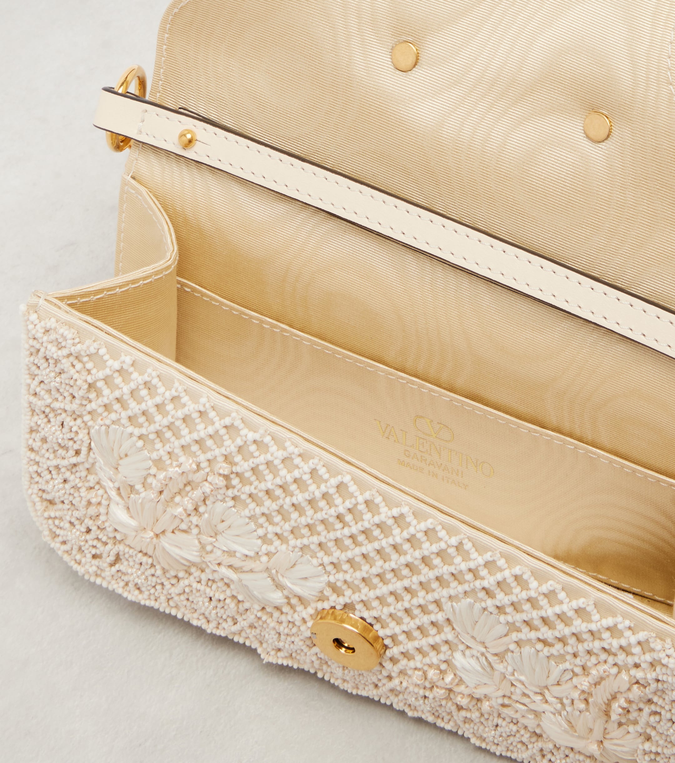 Valentino Garavani Locò Small embellished shoulder bag thumbnail