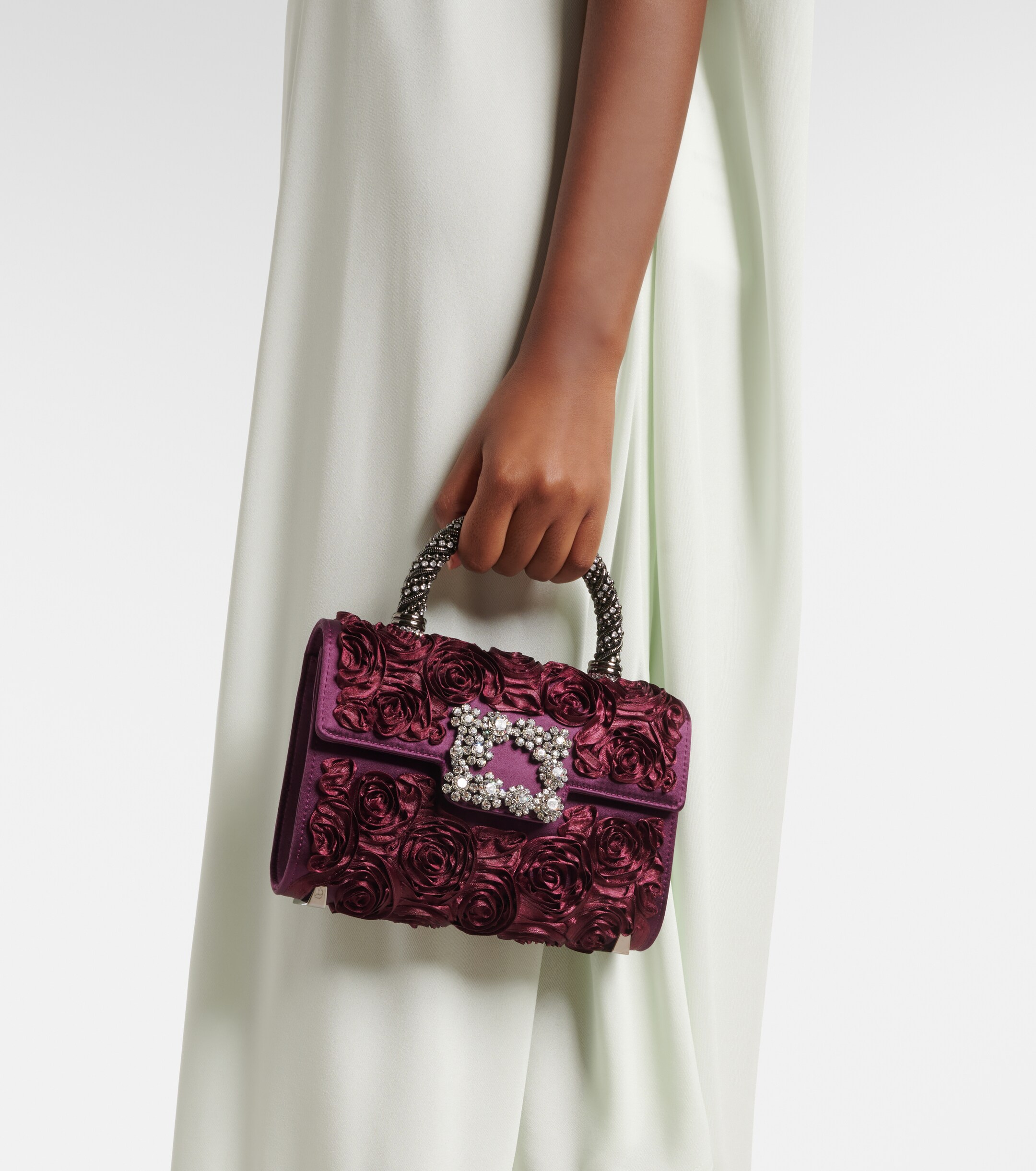 ROGER VIVIER Jewel Efflorescence Mini top-handle bag