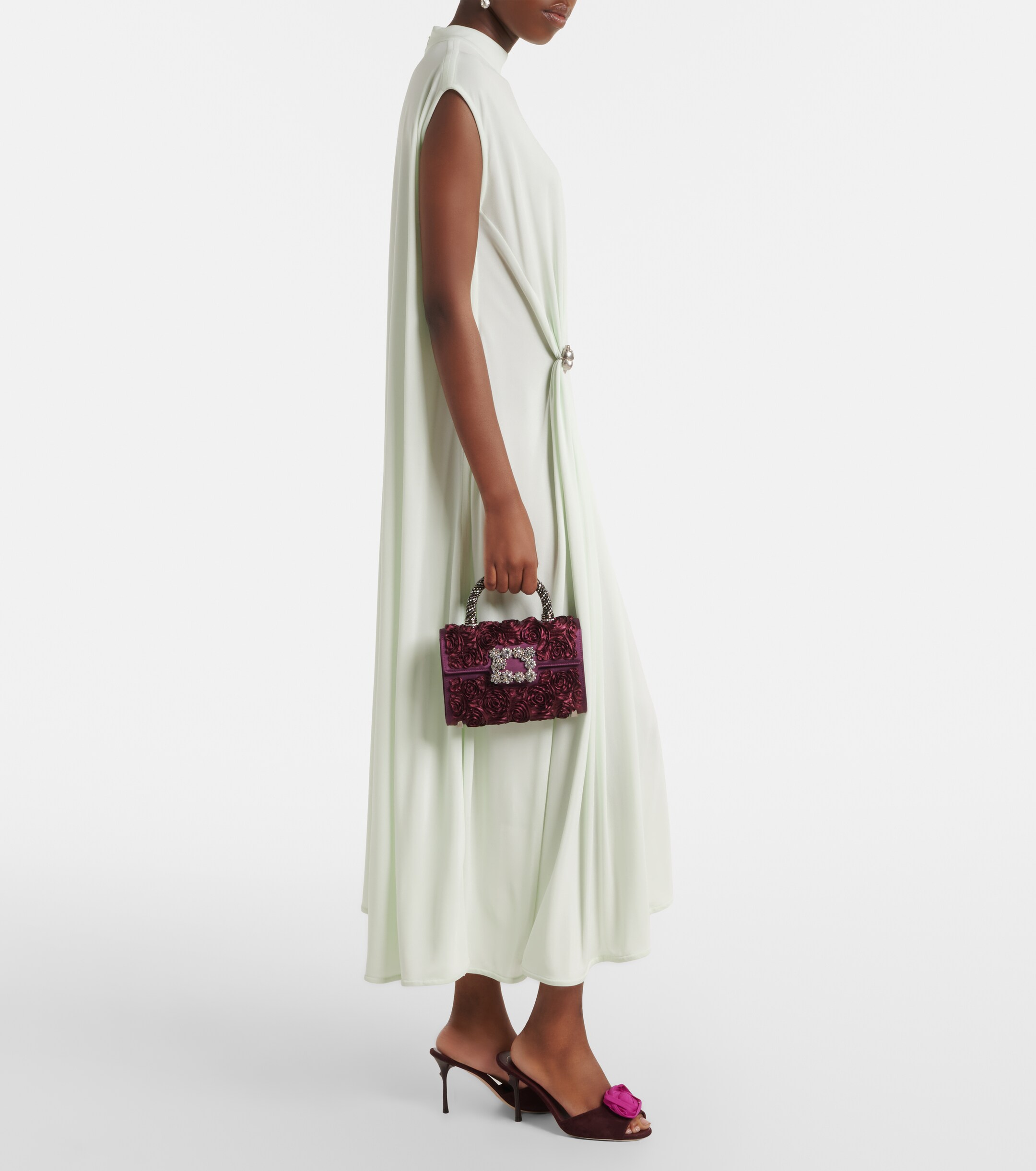 ROGER VIVIER Jewel Efflorescence Mini top-handle bag