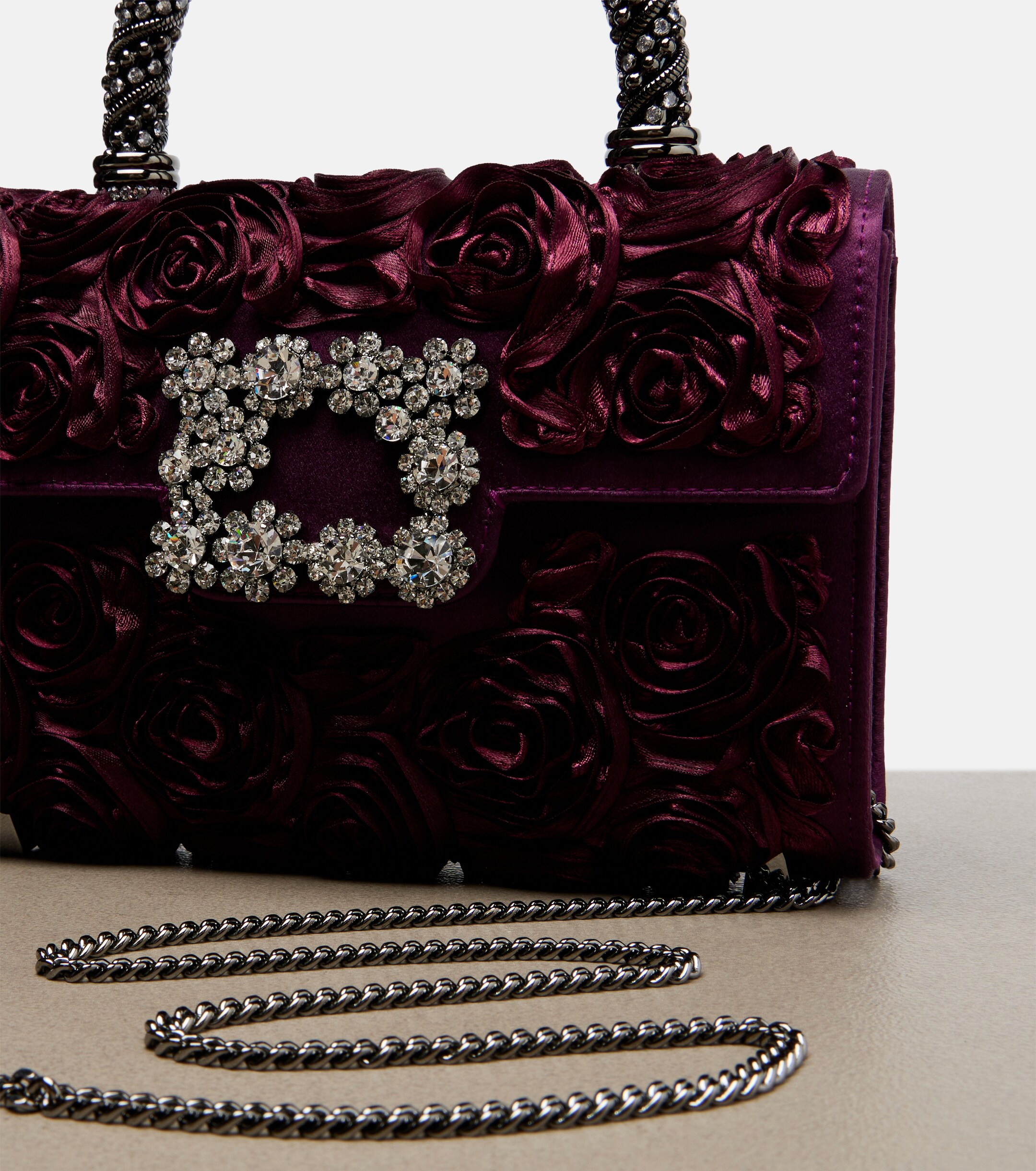ROGER VIVIER Jewel Efflorescence Mini top-handle bag