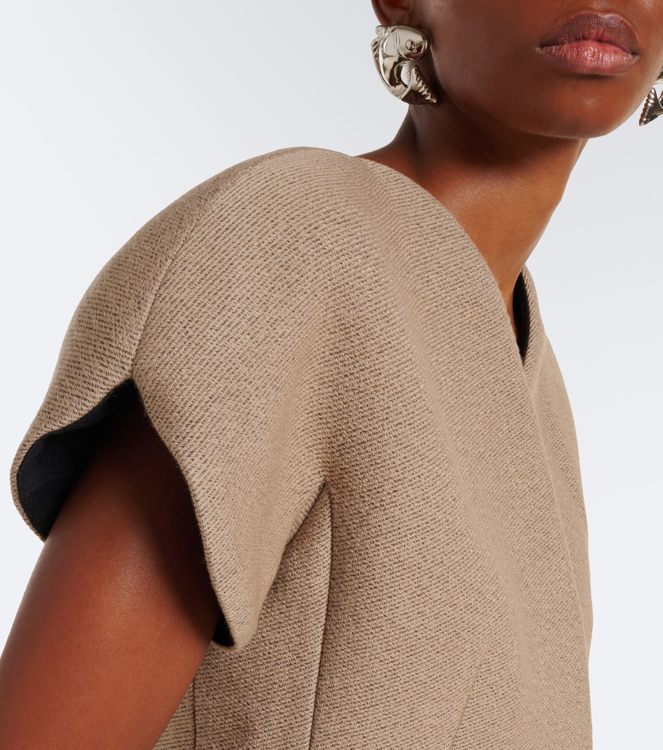 Jacquemus Jacquemus Ovalo wool and cotton jacket