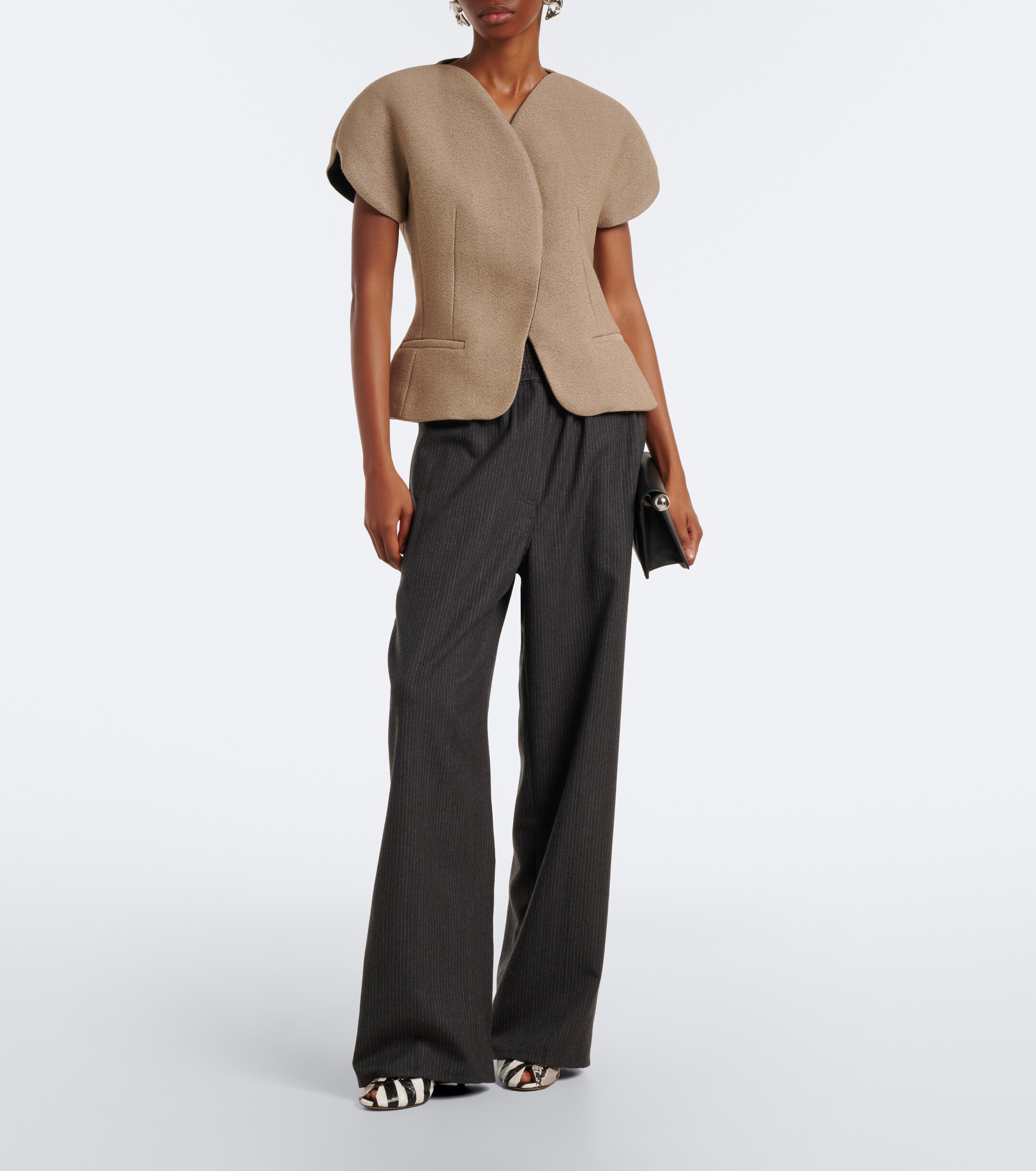 Jacquemus Jacquemus Ovalo wool and cotton jacket