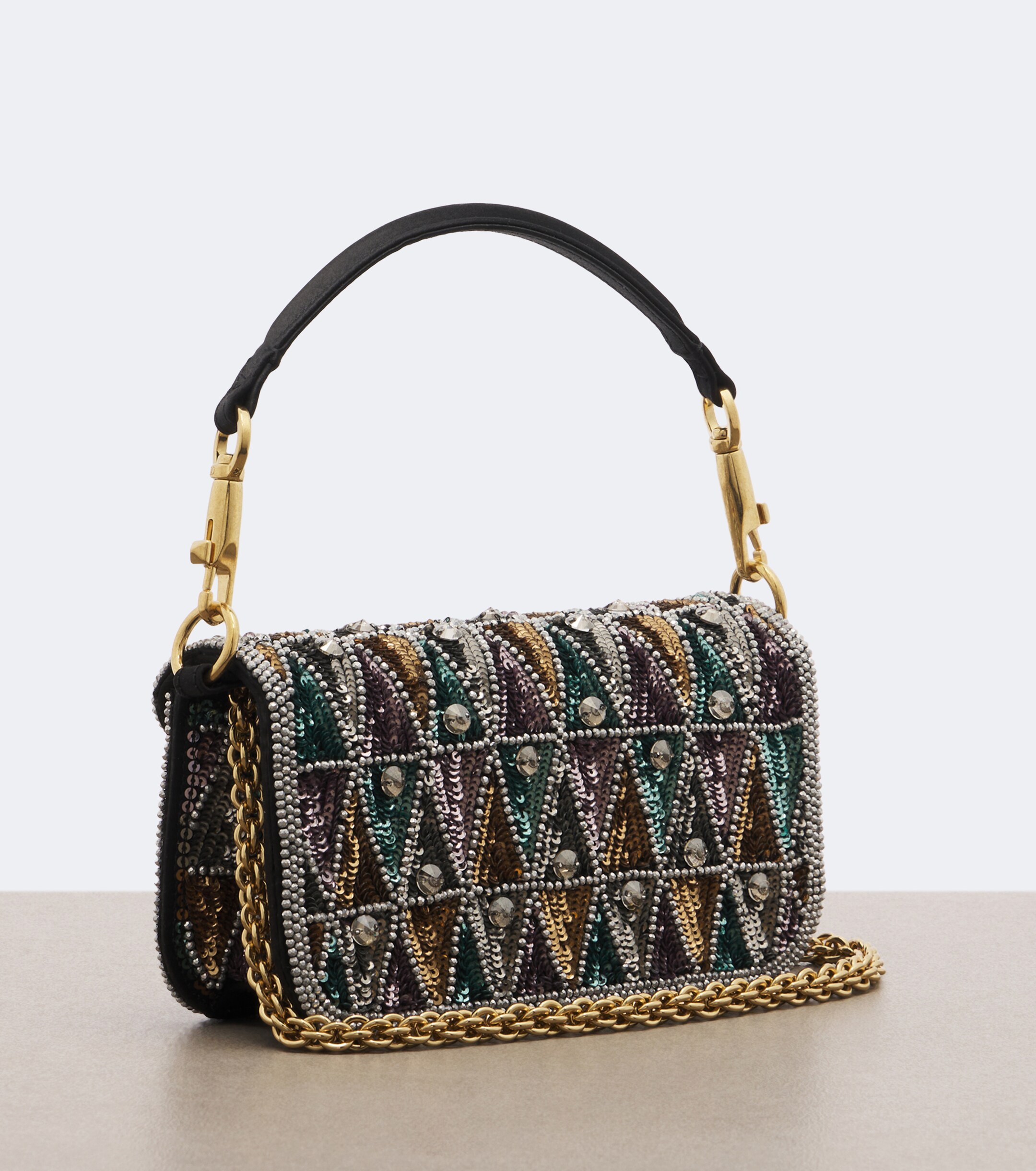 Valentino Garavani Loco Small embellished shoulder bag thumbnail