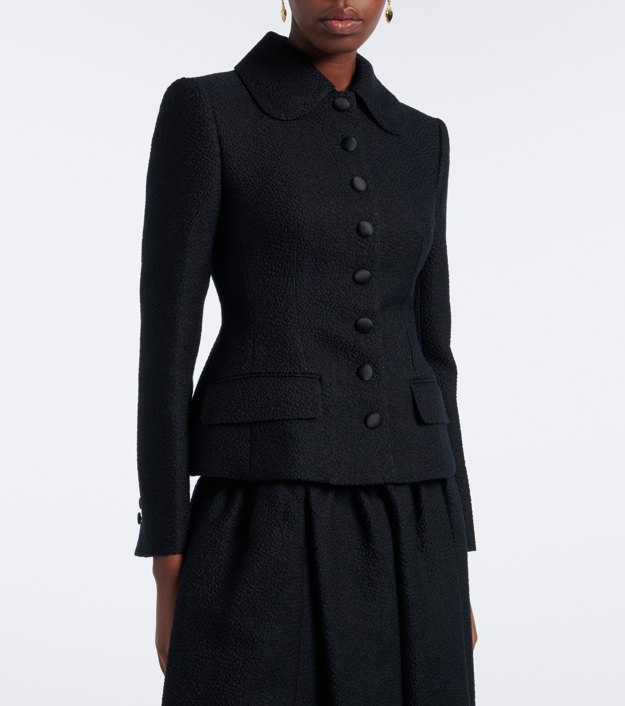 Dolce&Gabbana Dolce & Gabbana Single-breasted wool and silk-blend blazer