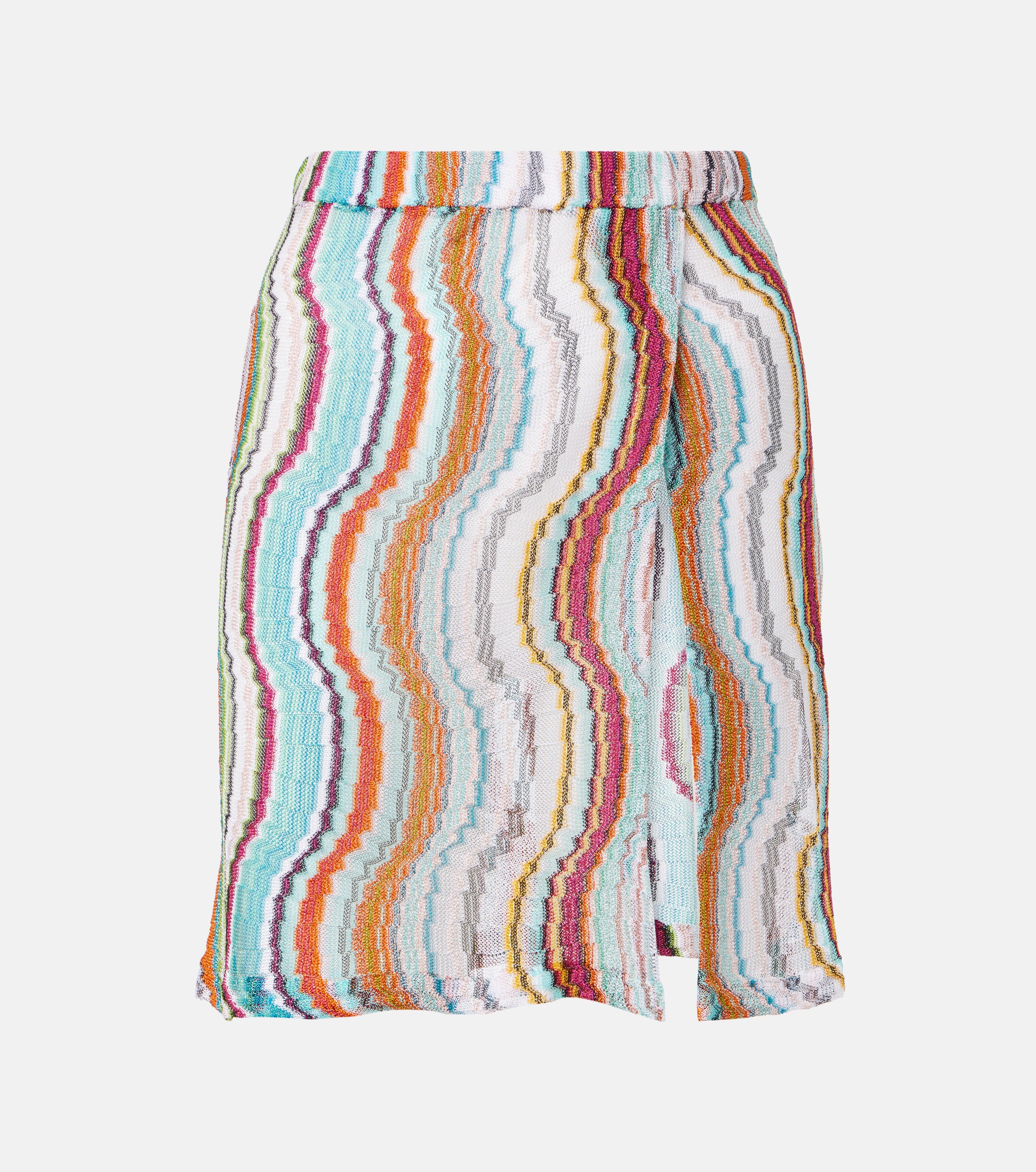 Missoni Missoni Printed lamé miniskirt
