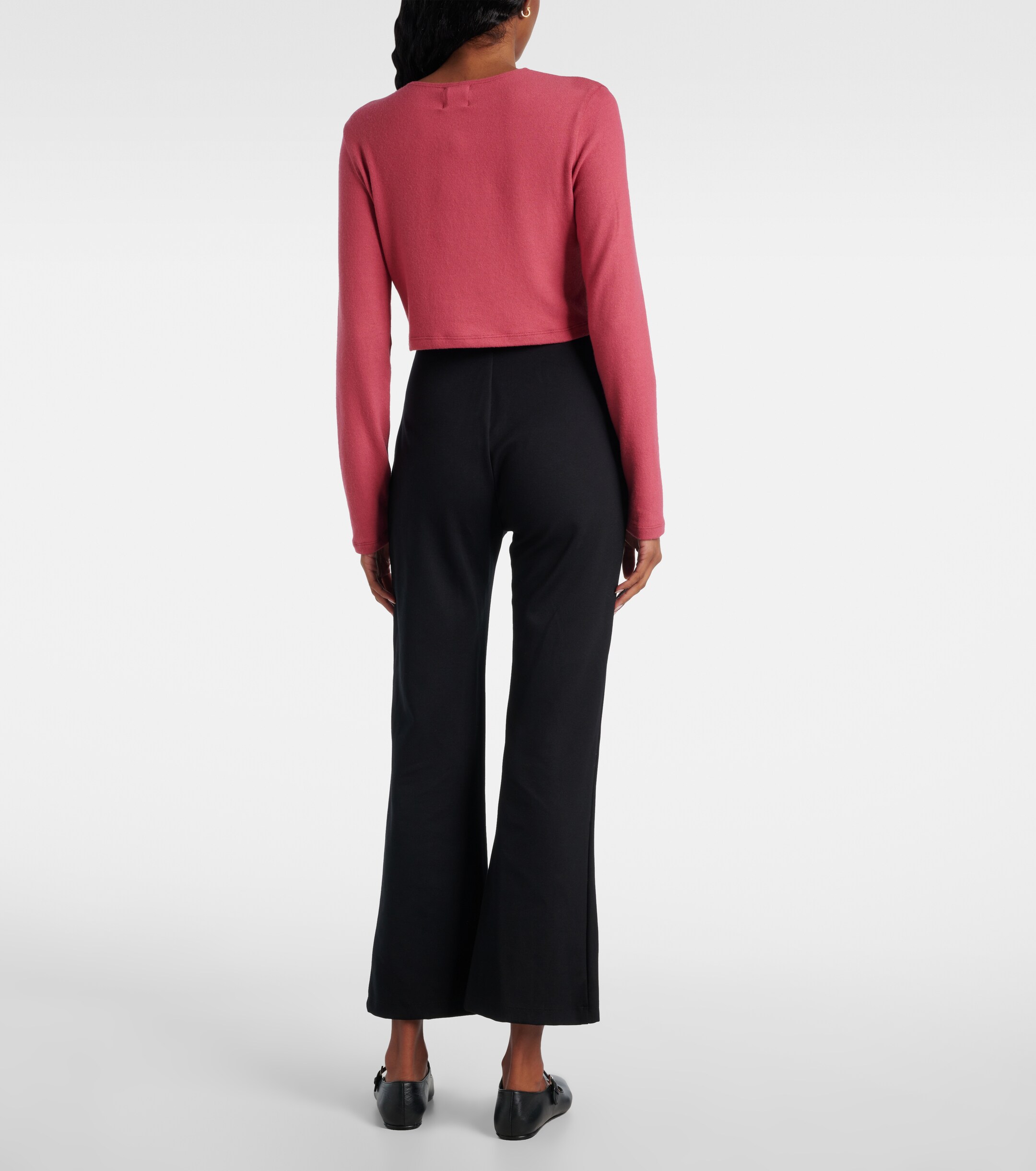 LESET Lauren cropped cardigan