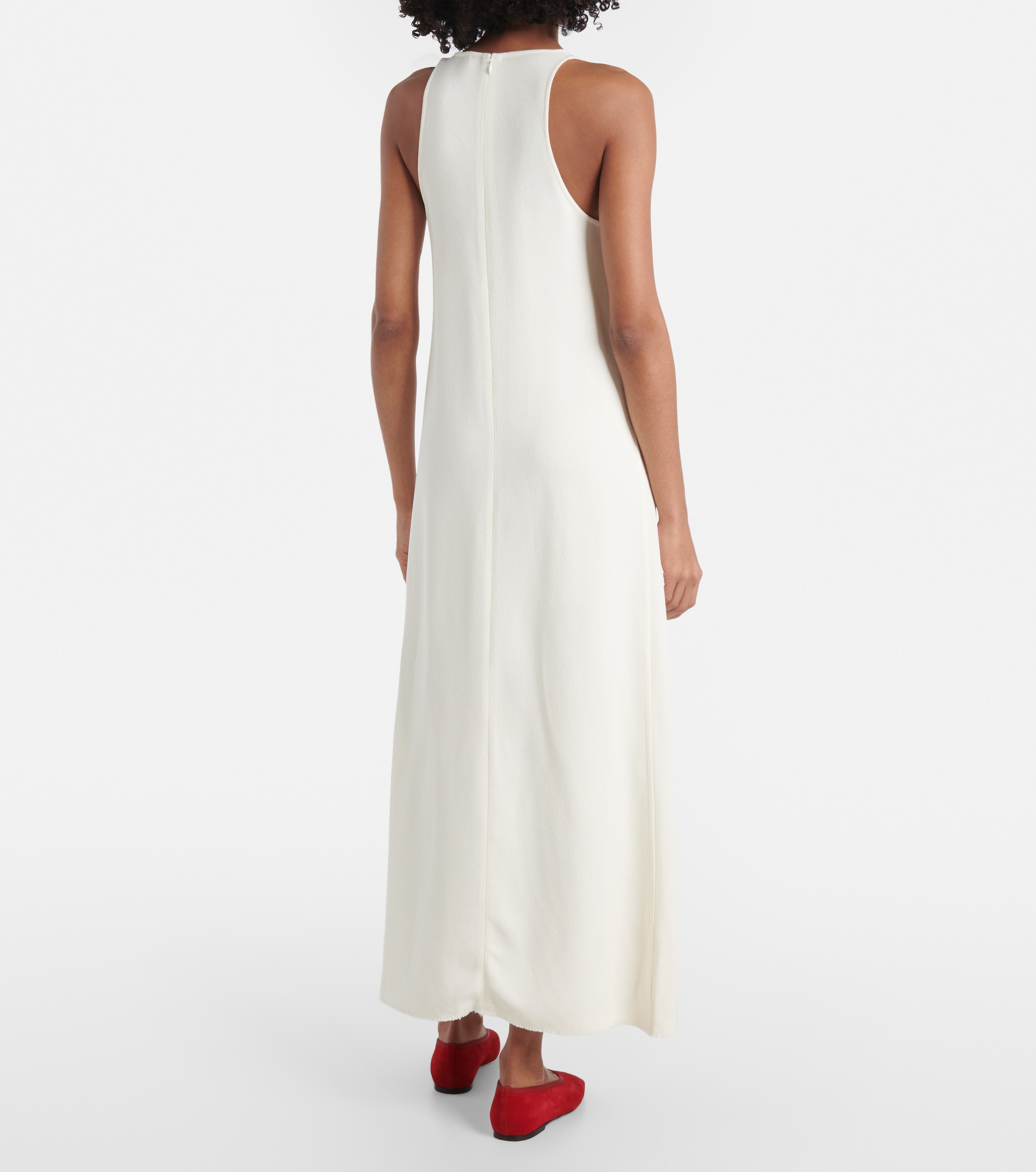 long white beach cover up dress LANA LINEN BEACH COVER UP| Coco de Chom