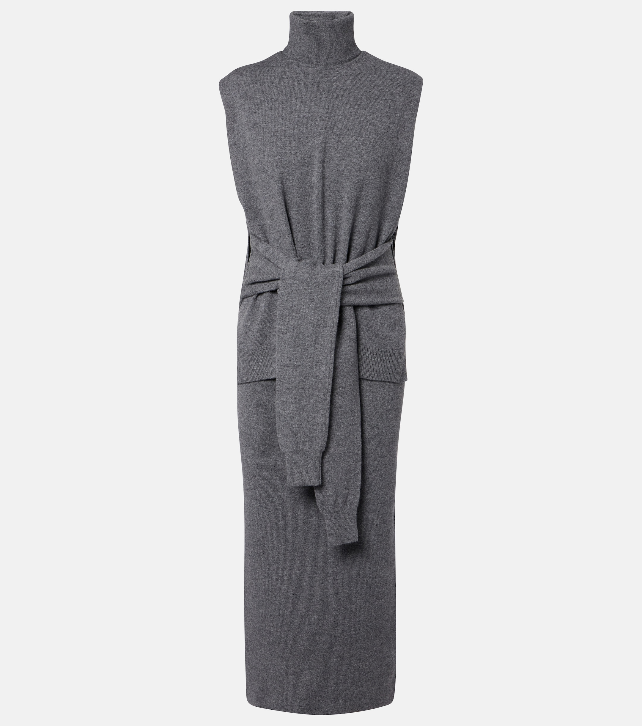 Róhe Layered wool and cashmere-blend midi dress thumbnail
