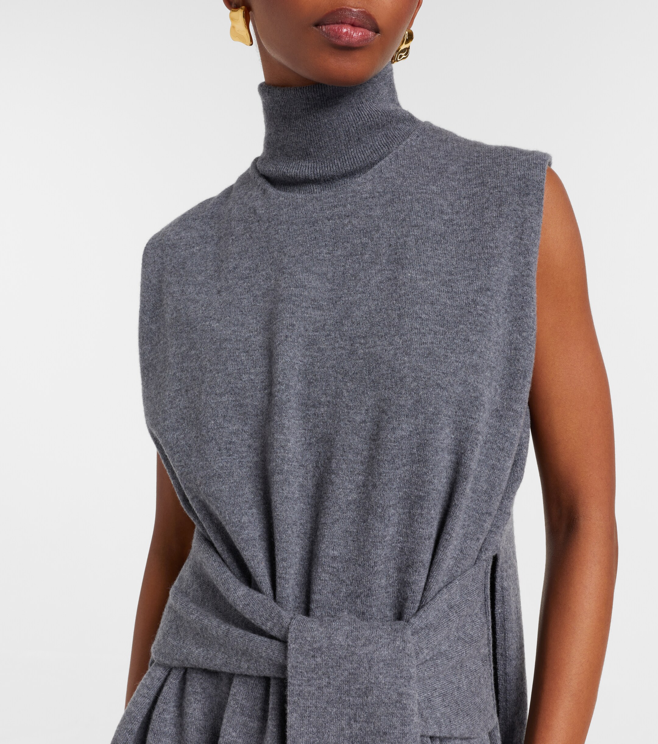 Róhe Layered wool and cashmere-blend midi dress thumbnail