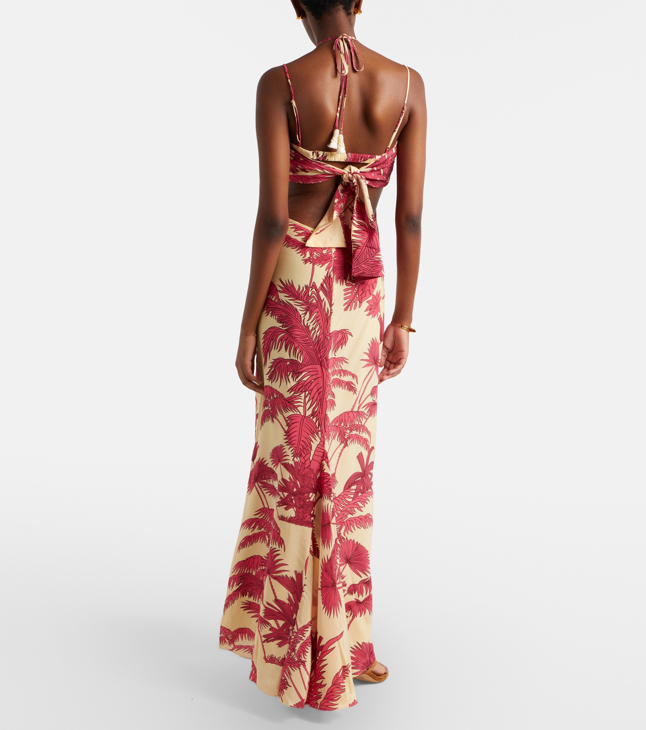 Johanna Ortiz - Printed silk maxi dress | Plush