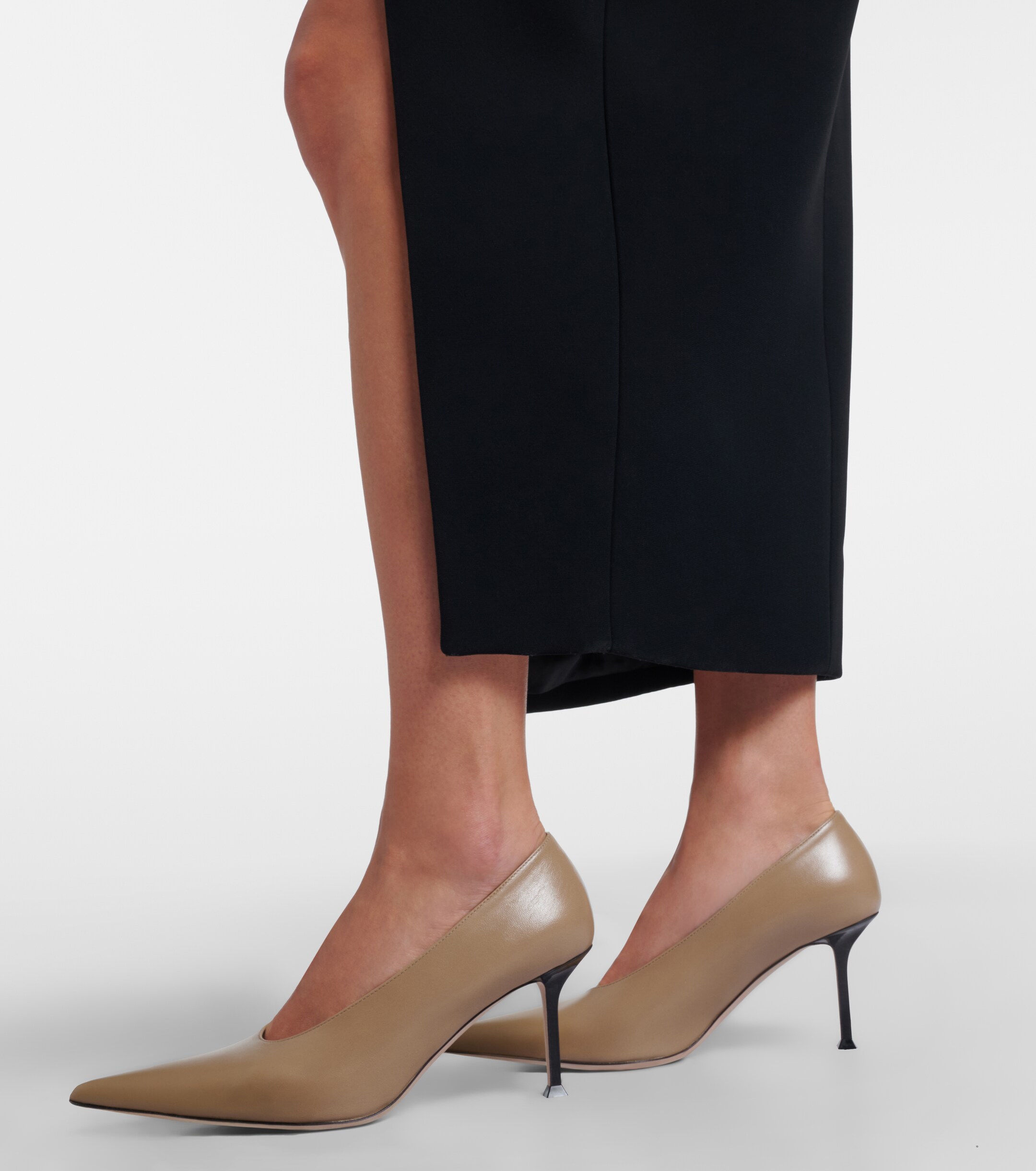 Christen Christen Helix leather pumps