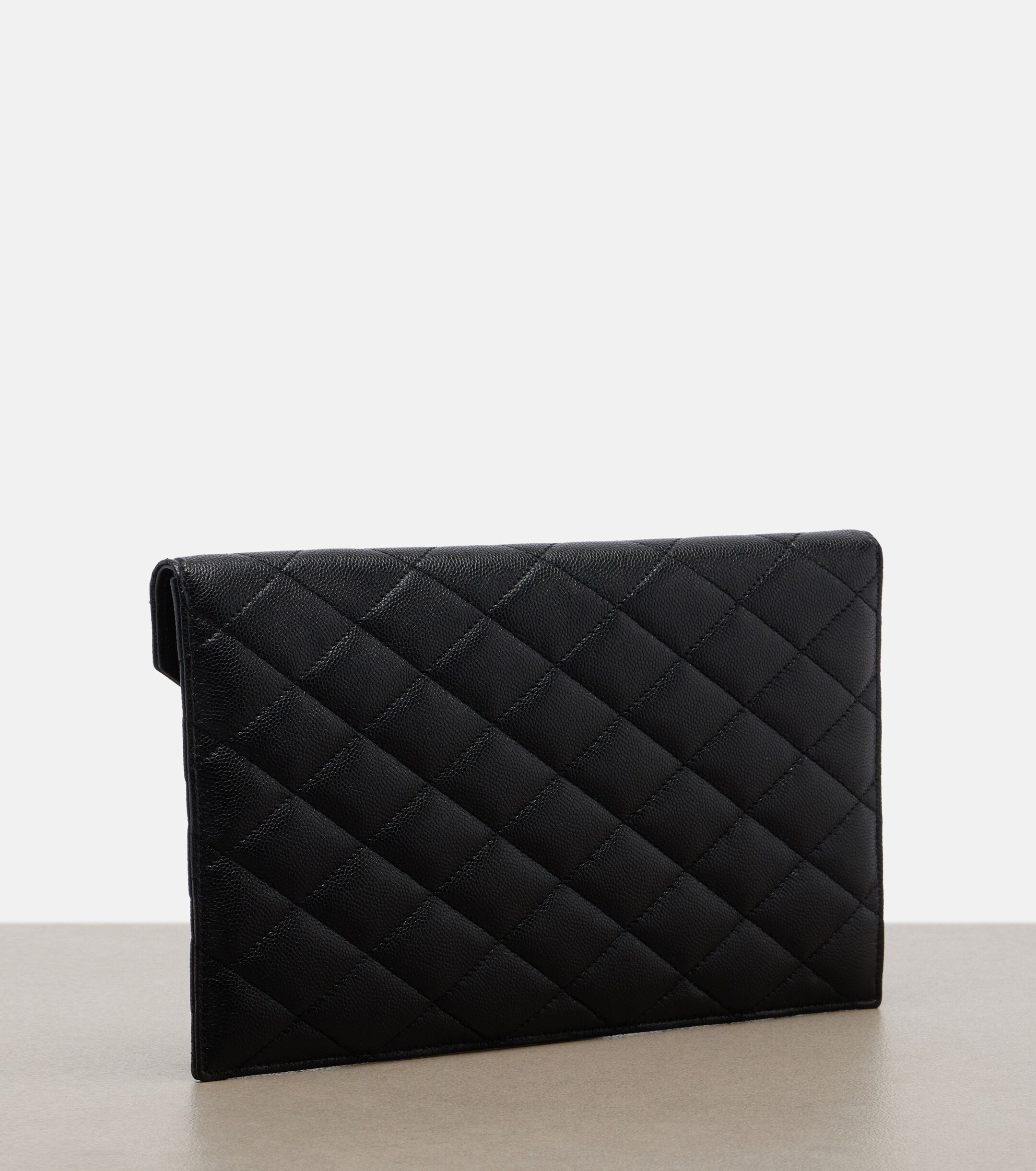 Saint Laurent Paris leather clutch