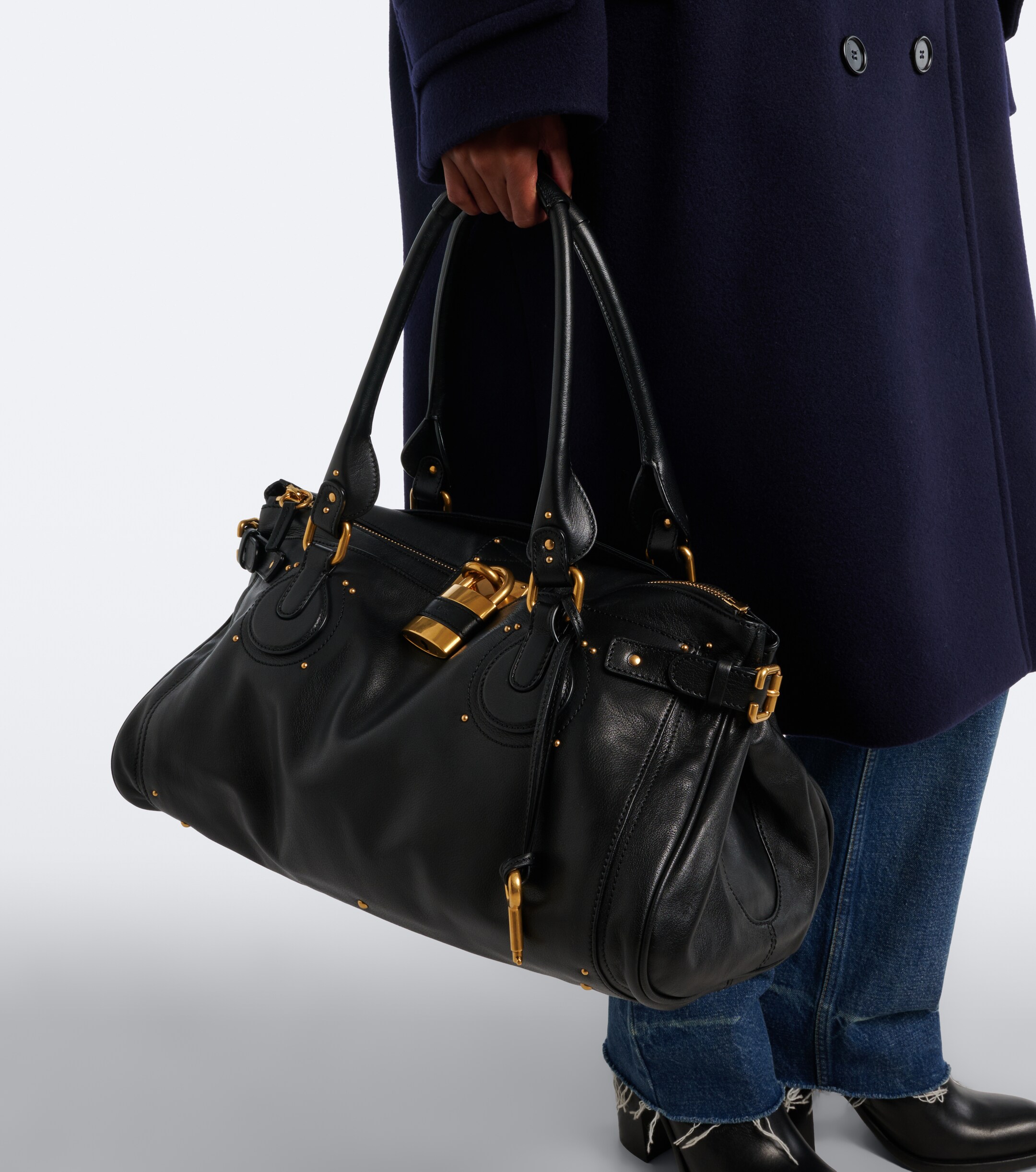 Chloé Paddington XL leather shoulder bag
