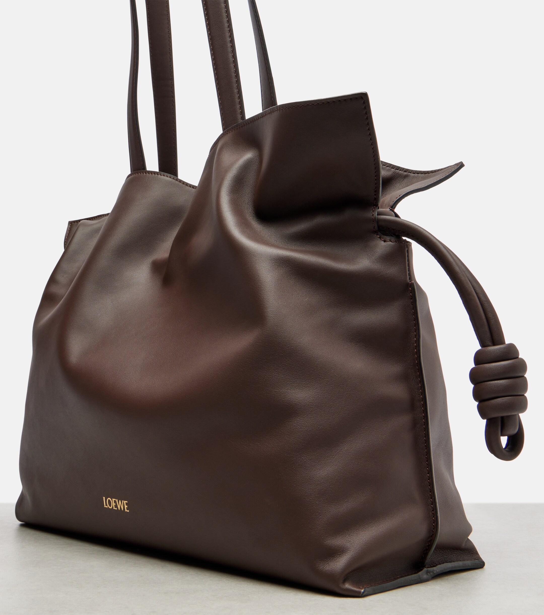 Loewe Flamenco Large leather tote bag