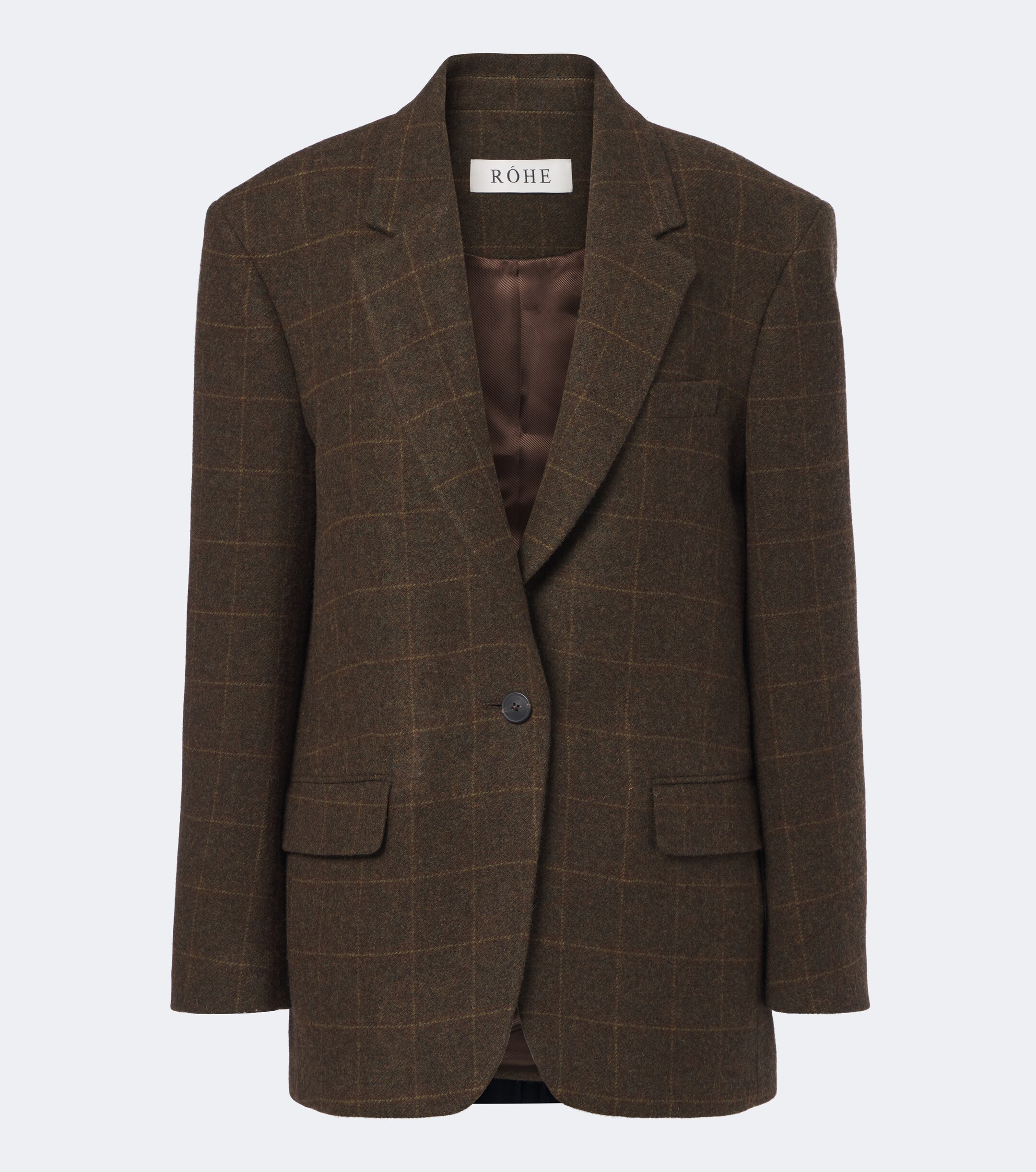 Róhe Róhe Checked oversized wool blazer