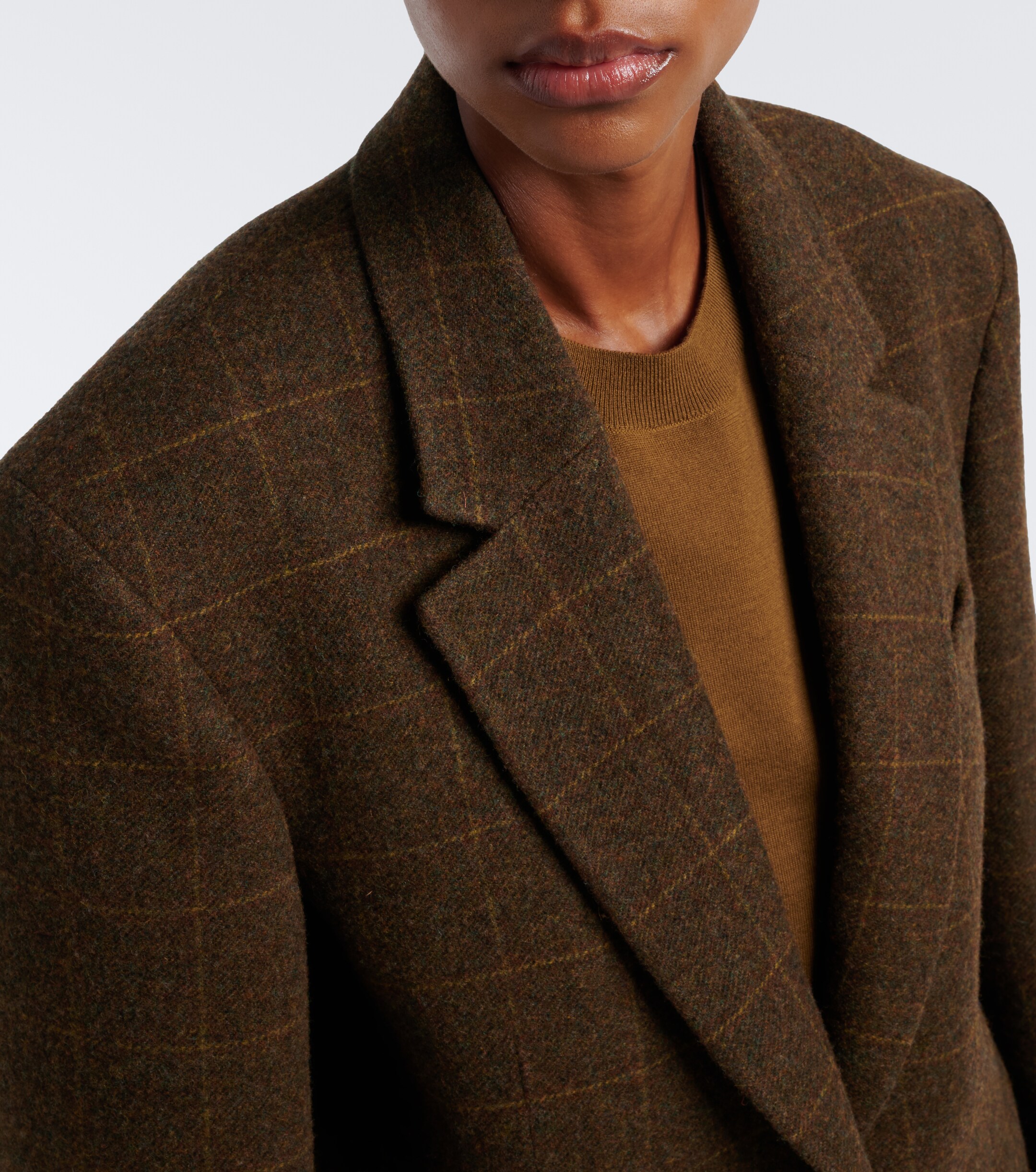 Róhe Róhe Checked oversized wool blazer