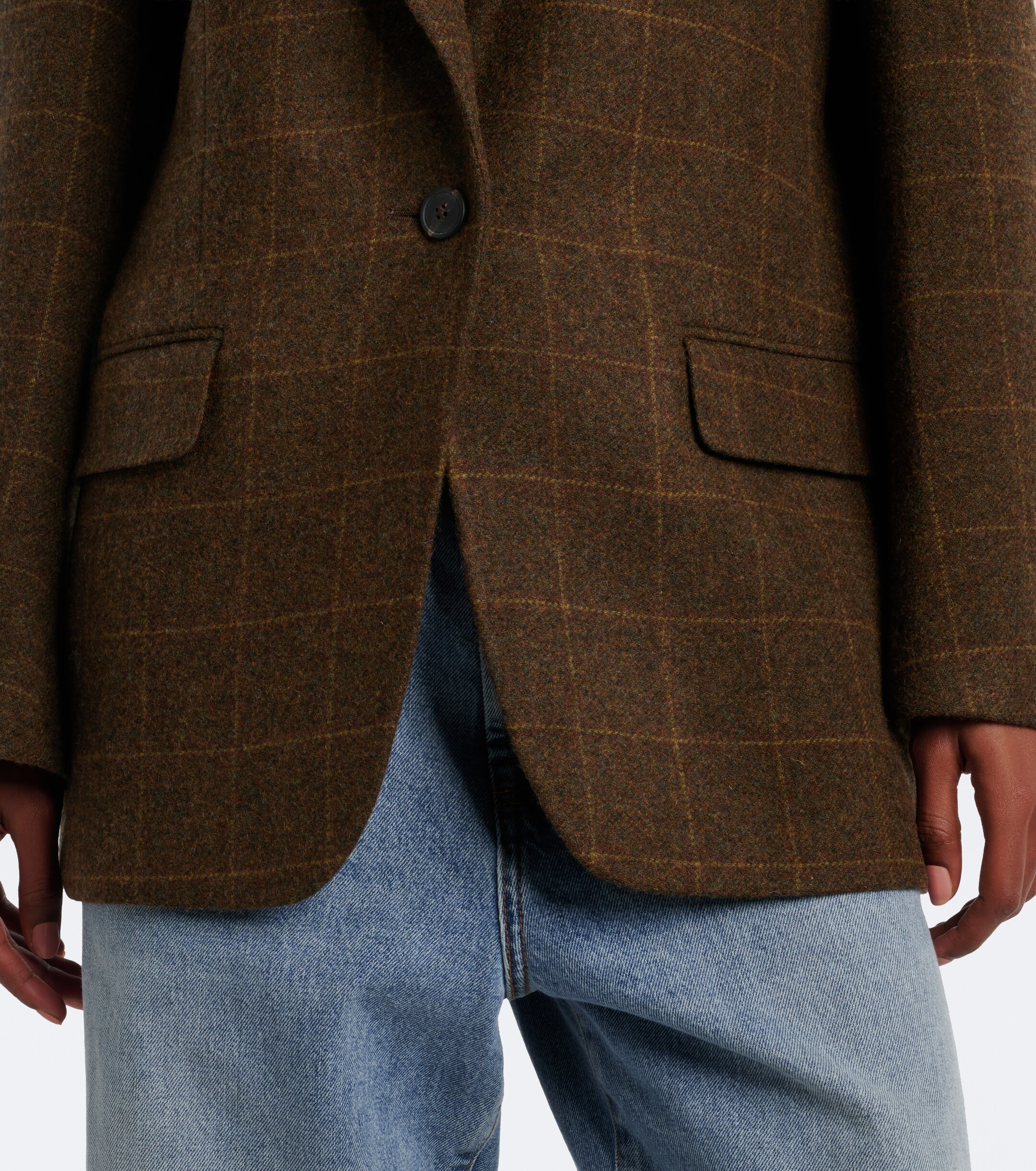 Róhe Róhe Checked oversized wool blazer