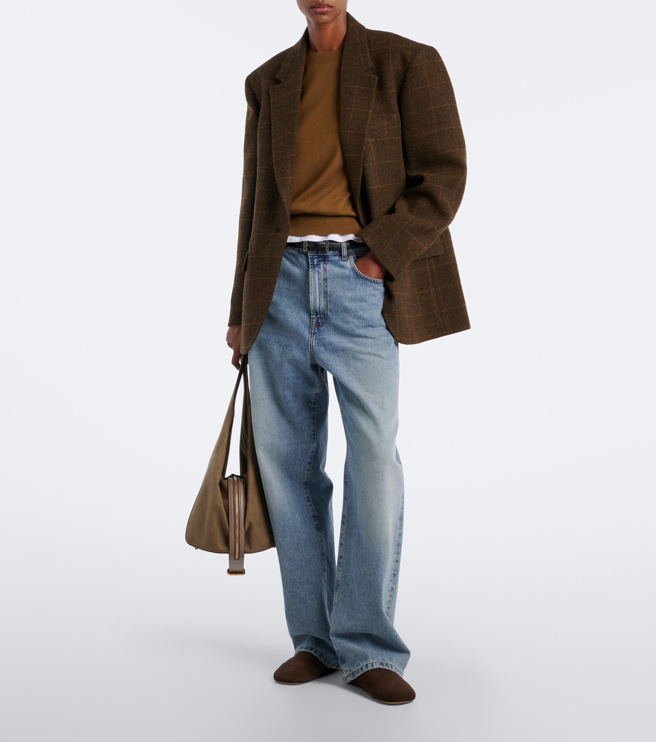 Róhe Róhe Checked oversized wool blazer