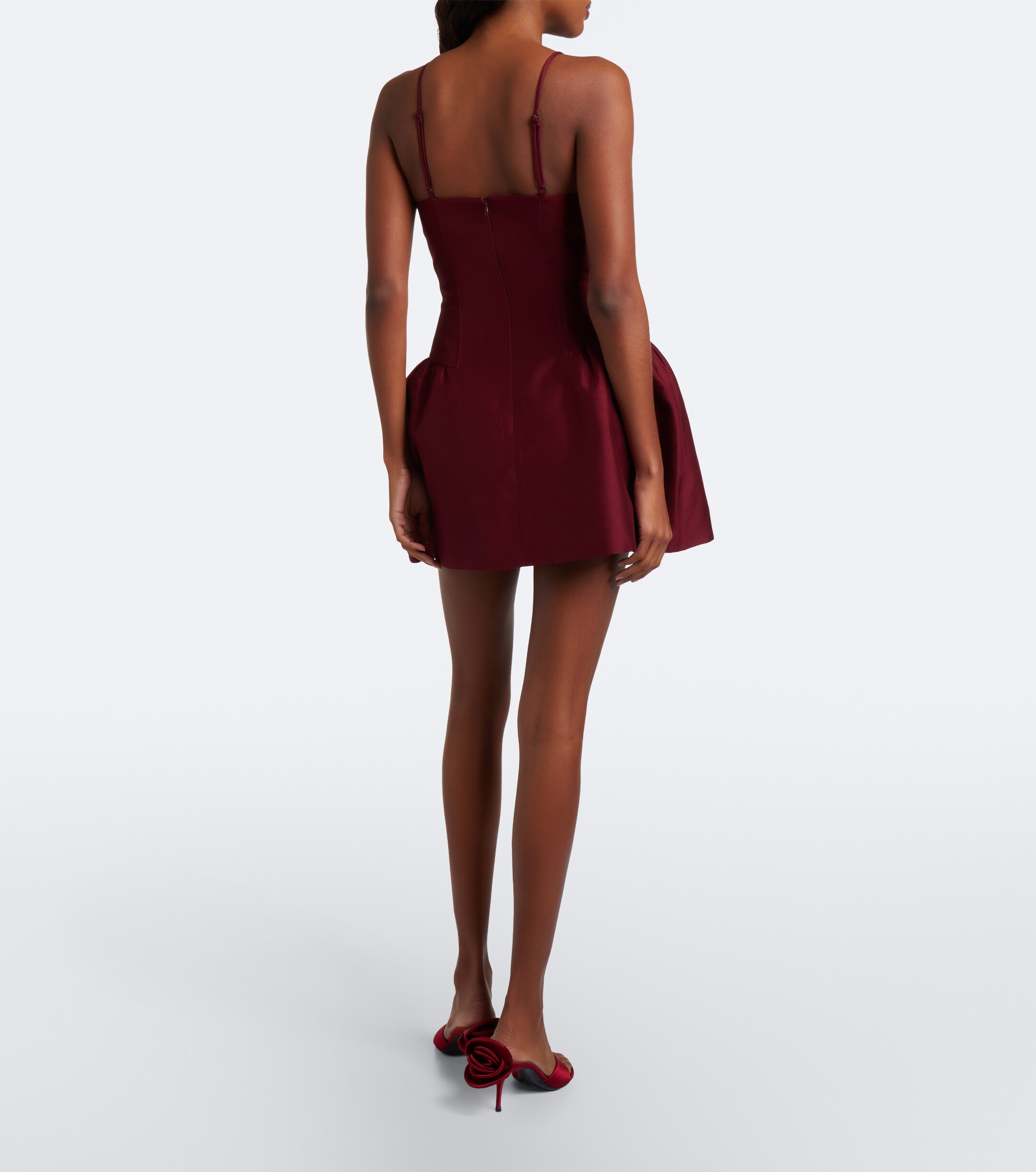 SHUSHU/TONG Shushu/Tong Wool and silk-blend bustier dress