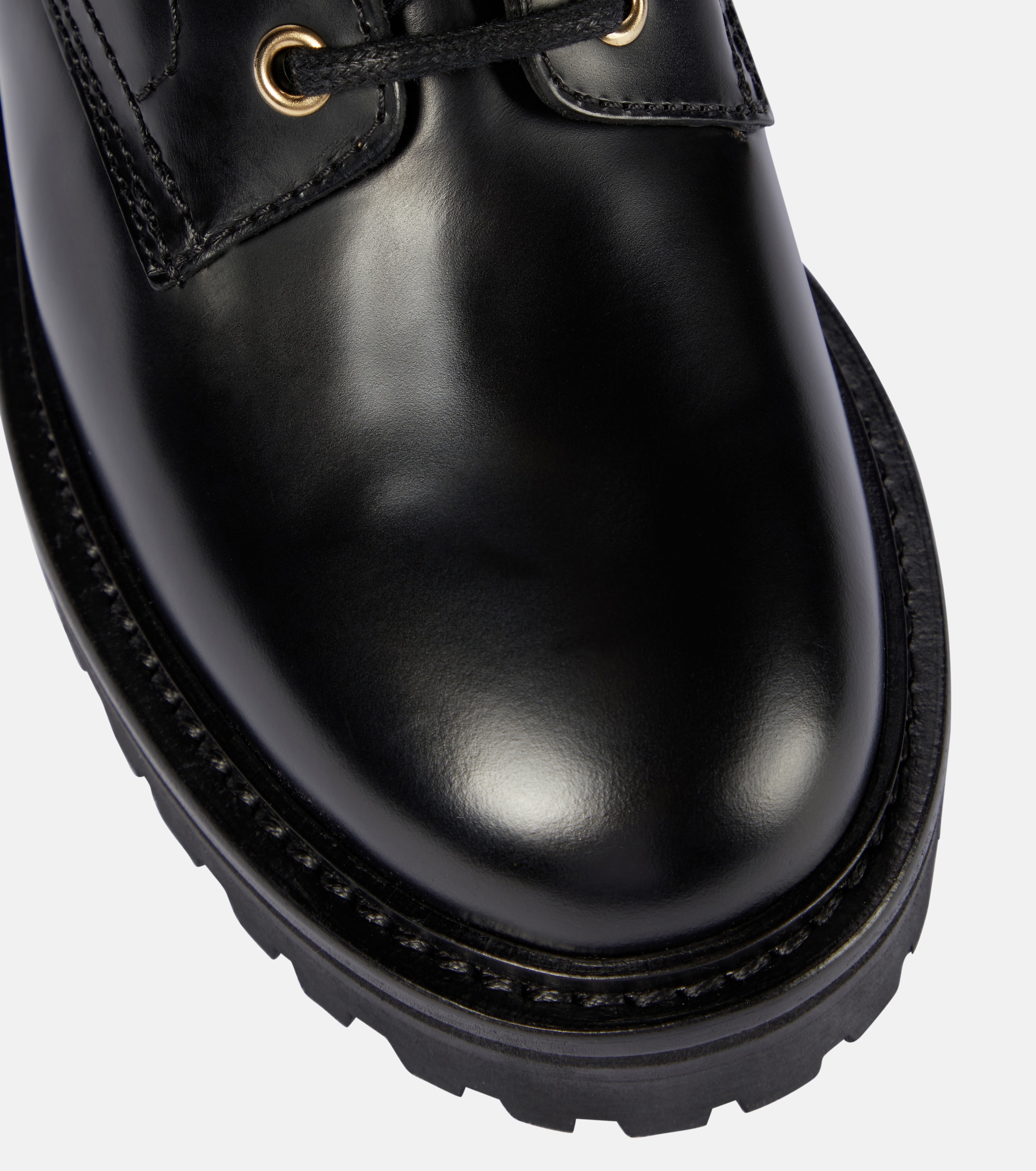 Isabel Marant Campa leather combat boots Plush