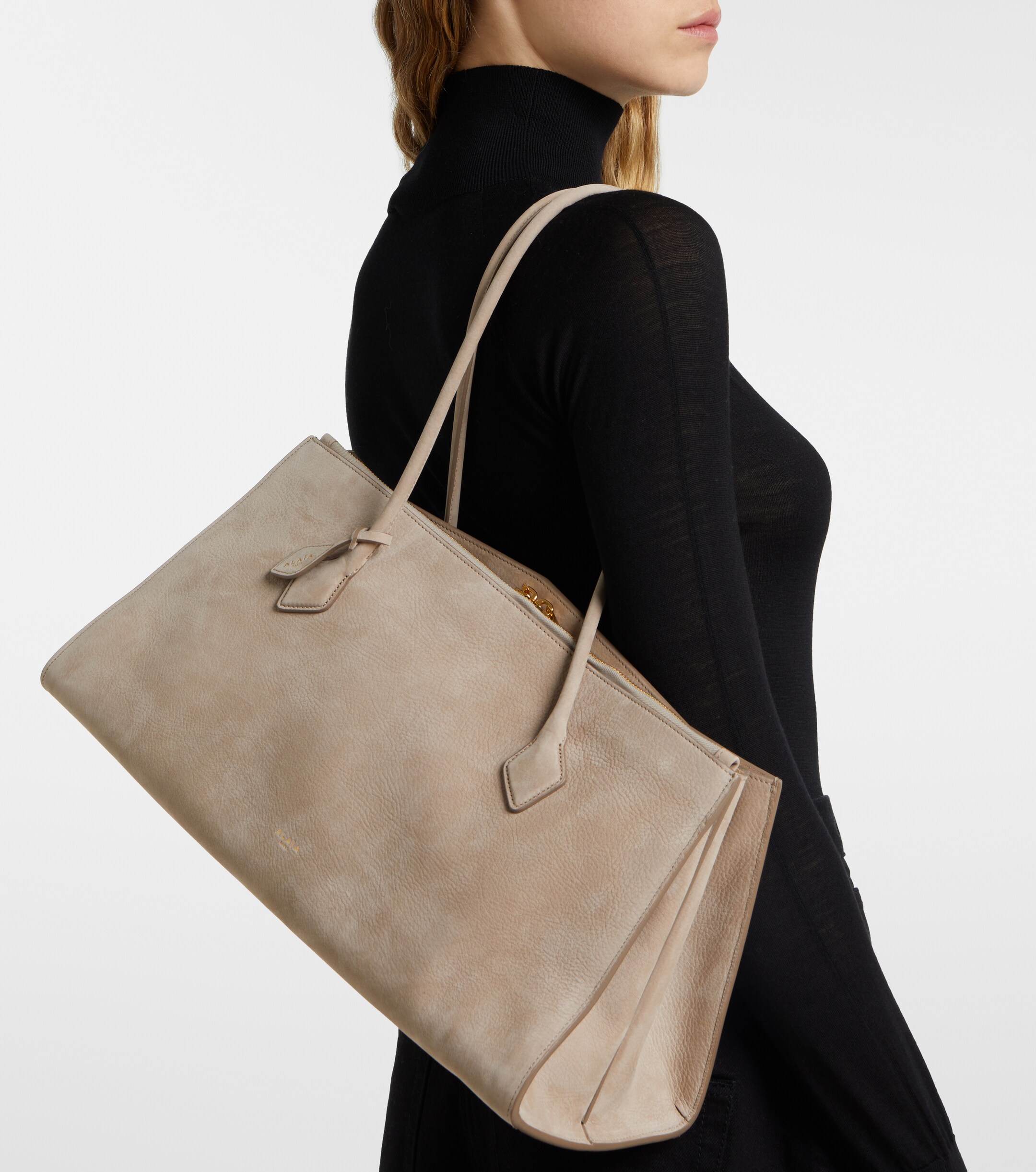 Alaïa Le Teckel leather tote bag