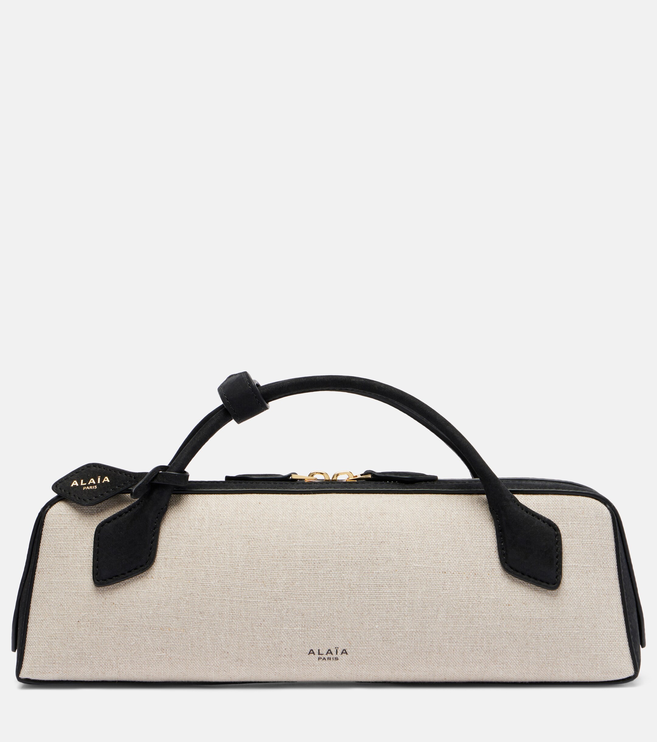 Alaïa Le Teckel canvas clutch